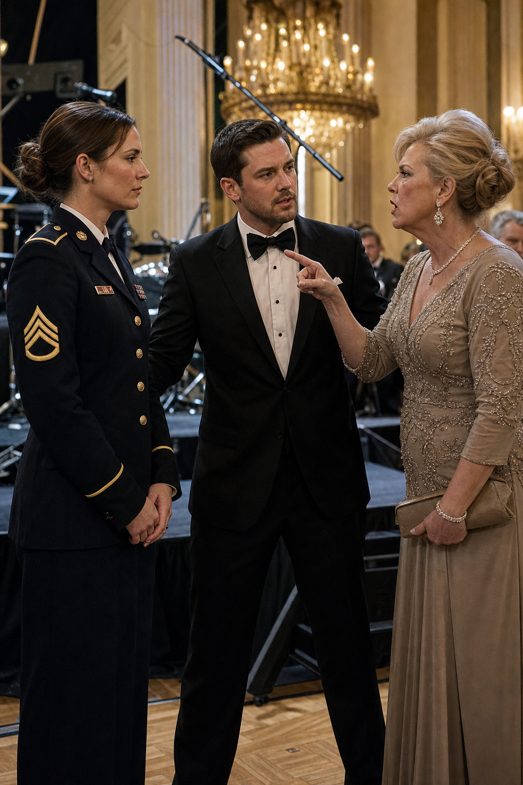 My Luggage Was Gone, So I Walked Into My Mother-in-Law's Gala in My Dress Blues