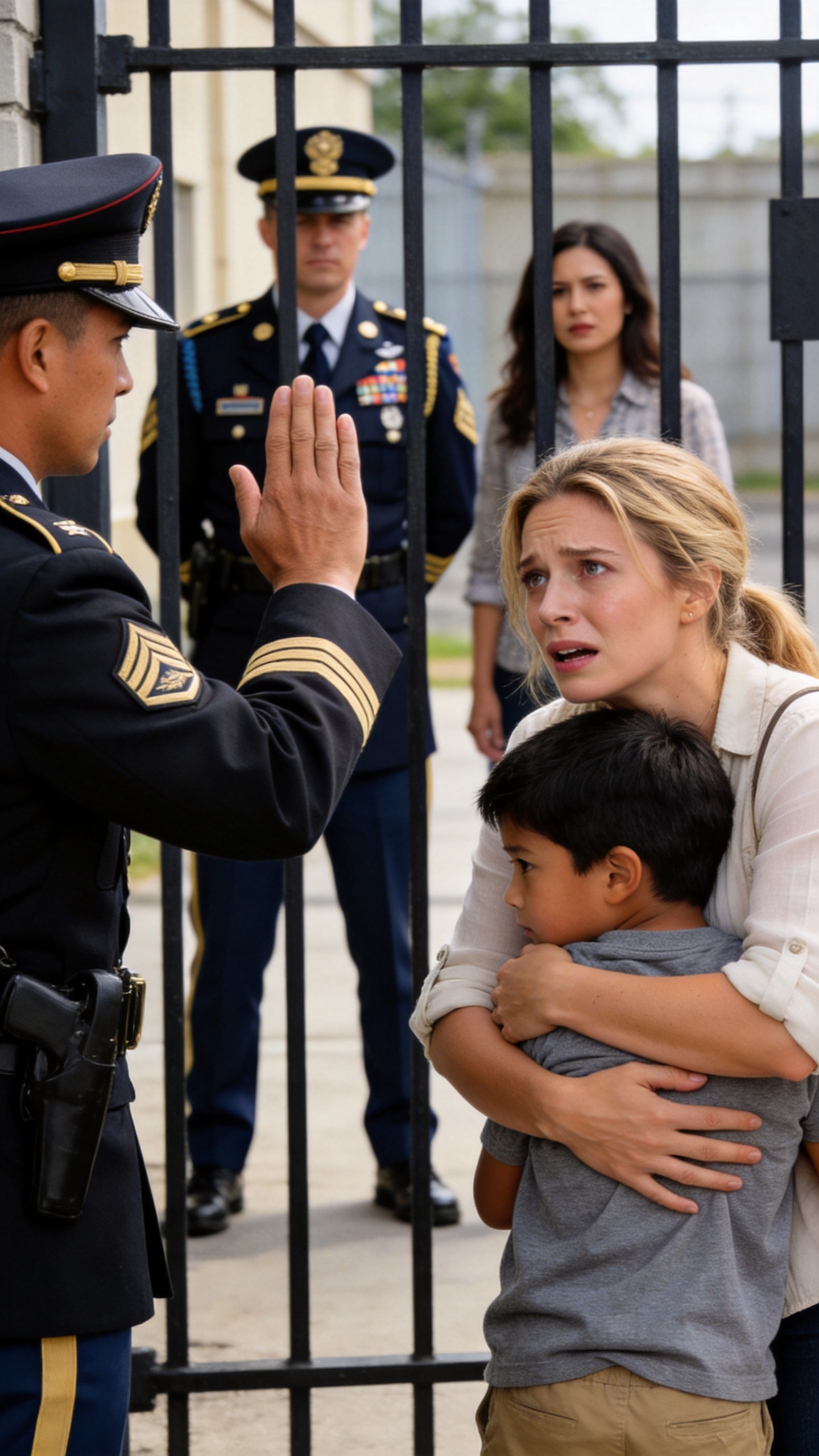 I Took My Son To Visit My Commander Husband, But The Guard Said His Girlfriend Was Inside The Unit