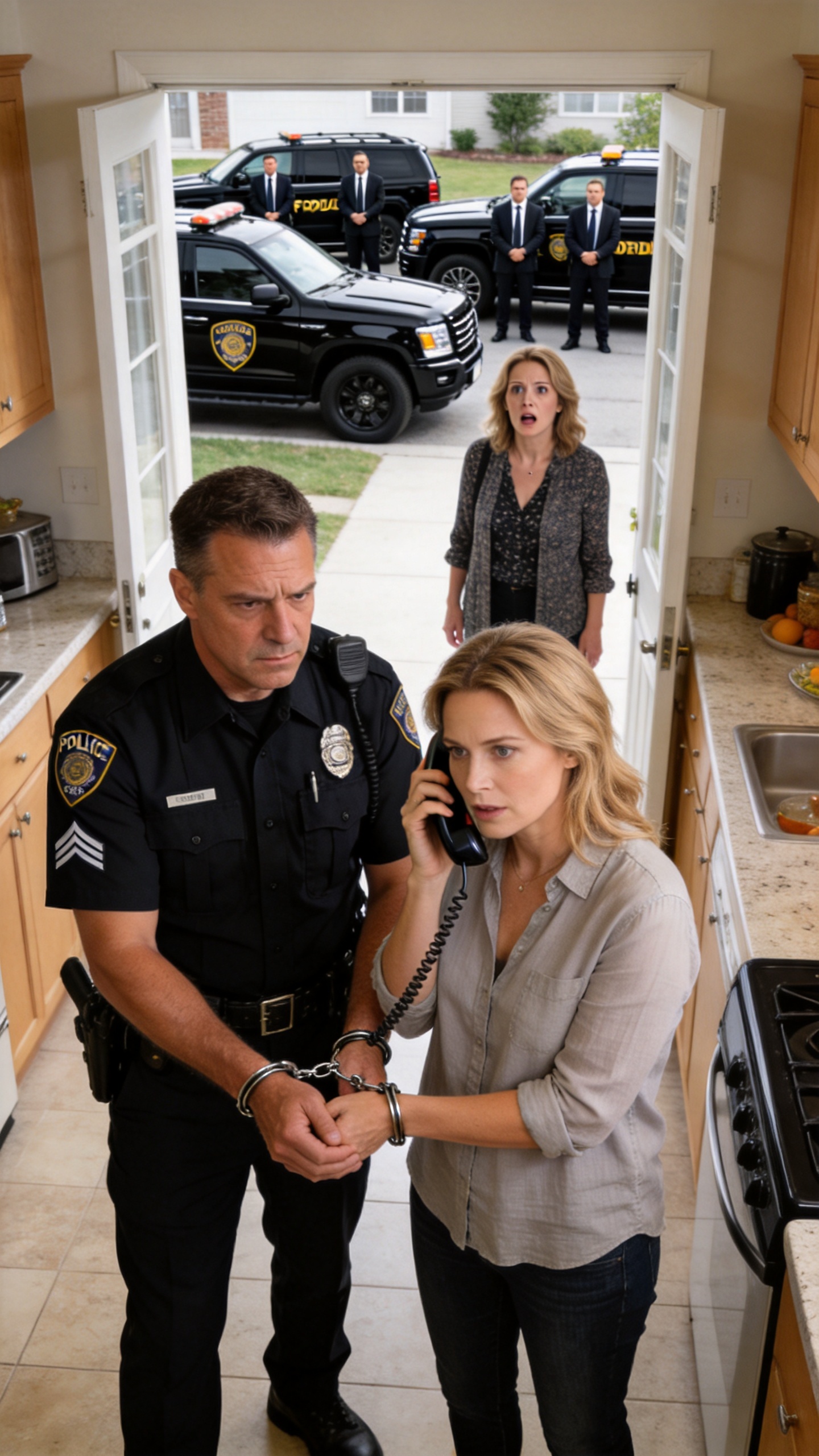 My Stepfather, A Jealous Police Officer, Handcuffed Me While I Was On A Secure Phone Call, But He Did Not Know Who Was Listening.