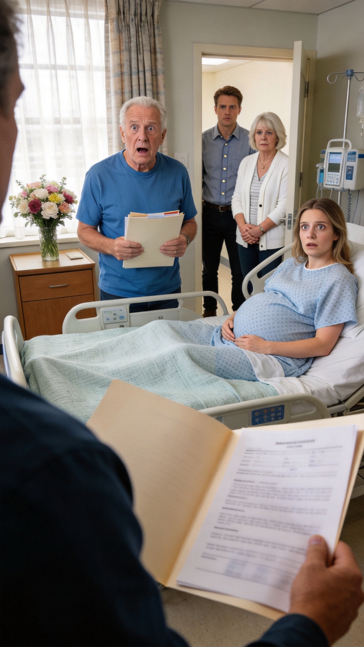 The day my father pulled back the blanket covering my pregnant body, the lies my husband and mother-in-law had buried for months d!ed in a single heartbeat.