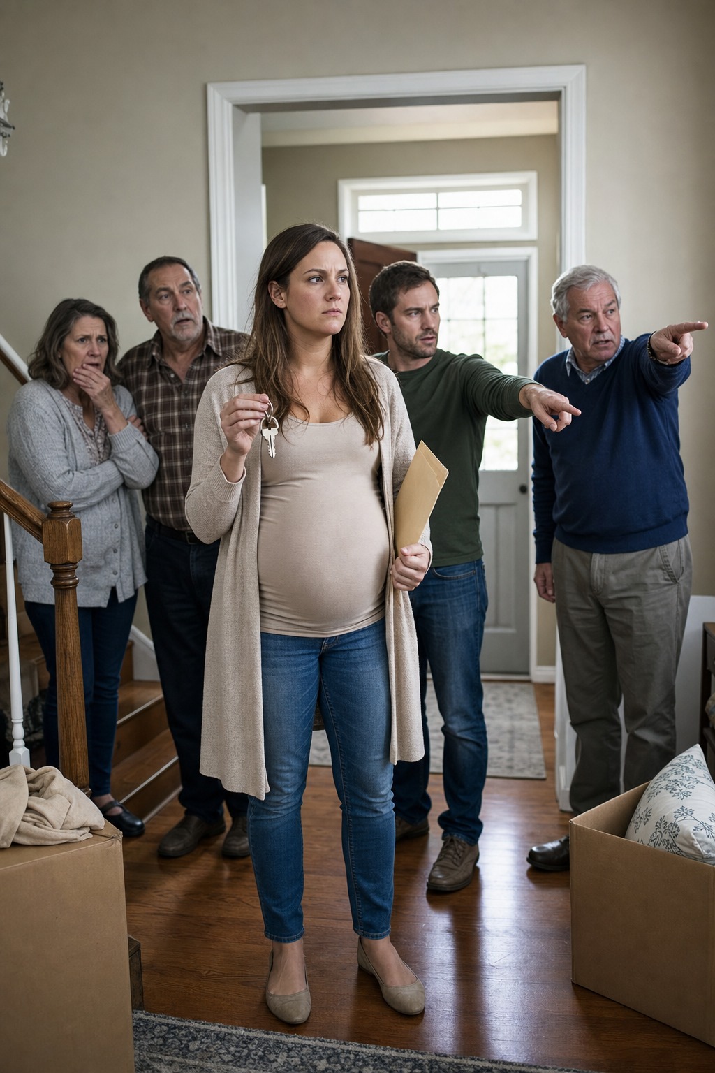 My father in law came to check out the house my parents bought for me. But when my husband started doling out rooms to his family and asked for the keys, one statement made his dad go pale...