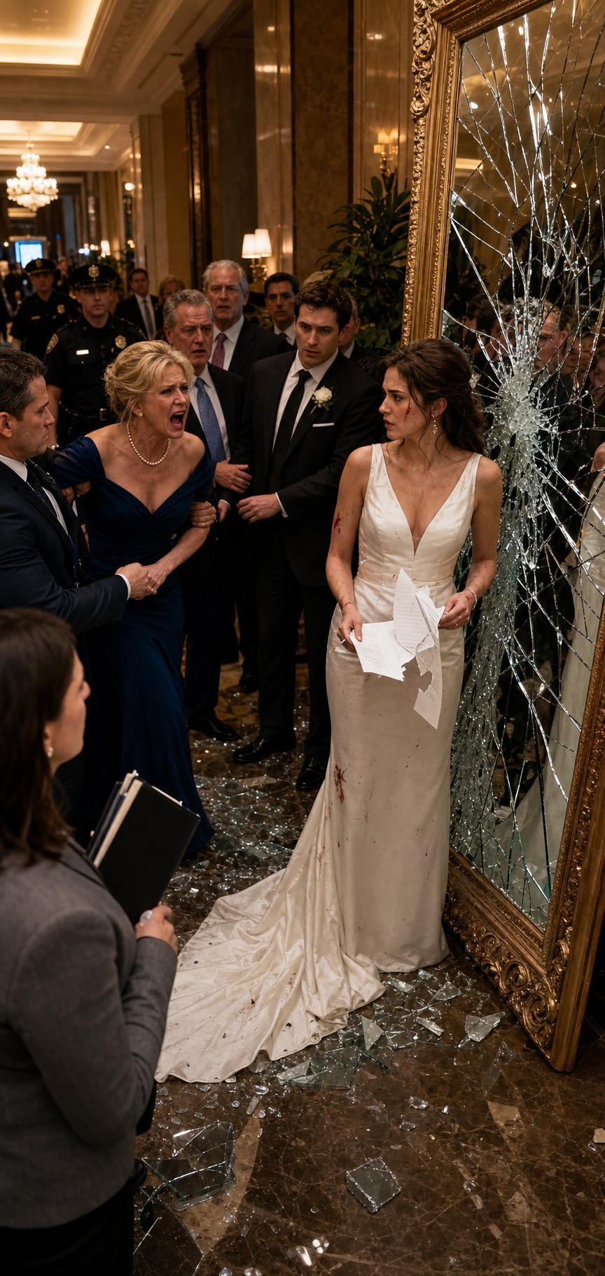 They Shoved Me Into the Mirror on My Wedding Day - But No One Knew I Was the Real Owner of Everything