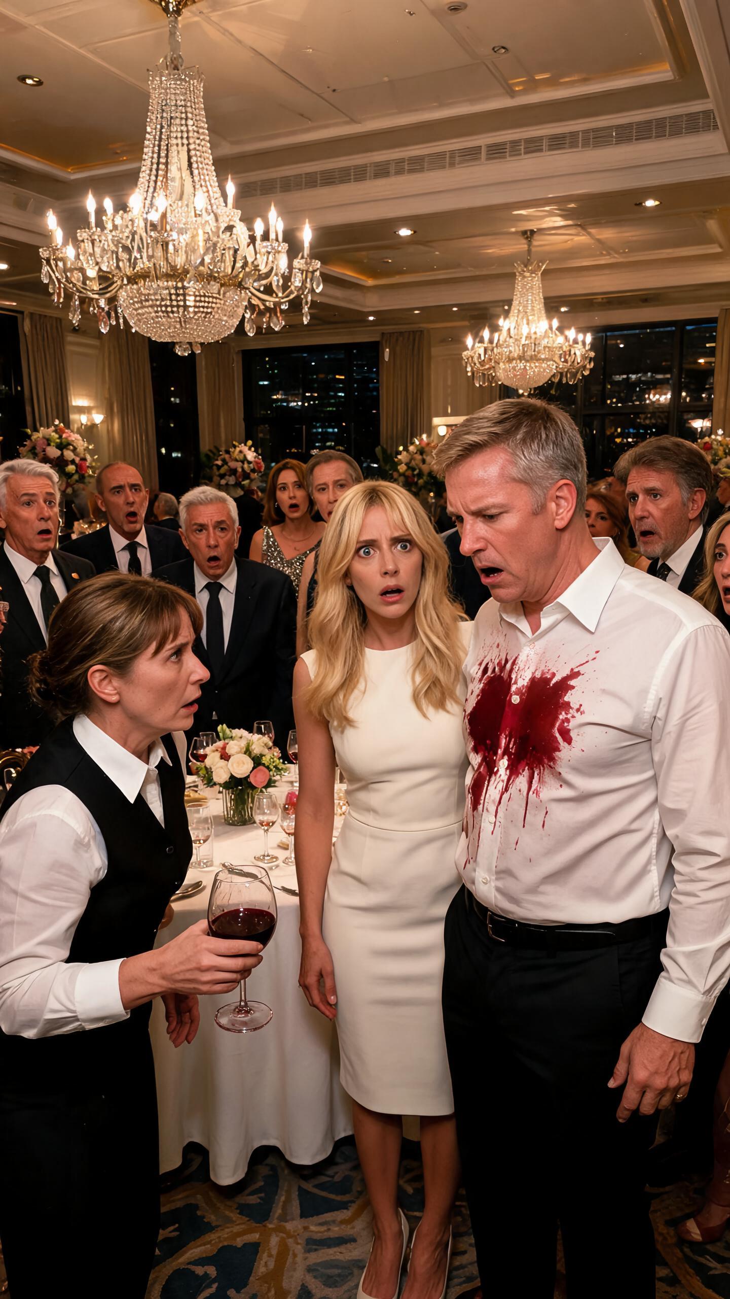 She Came To My Engagement Party Dressed As A Waitress, And My Fiancee Said, "Fire Her Before She Ruins My Night." By Midnight, Everyone In The Ballroom Was Begging Her Not To Read The Letter In Her Hand