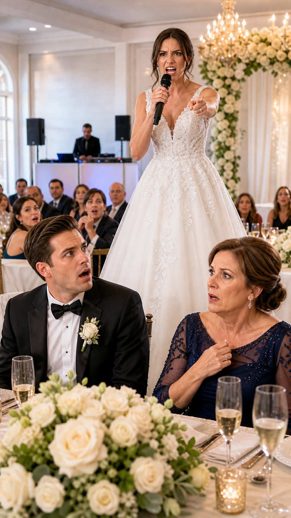 At Our Wedding Reception, My Husband Announced His Mom Would Take My Apartment. I Grabbed the Mic and Shattered Their Scheme in Front of Everyone.
