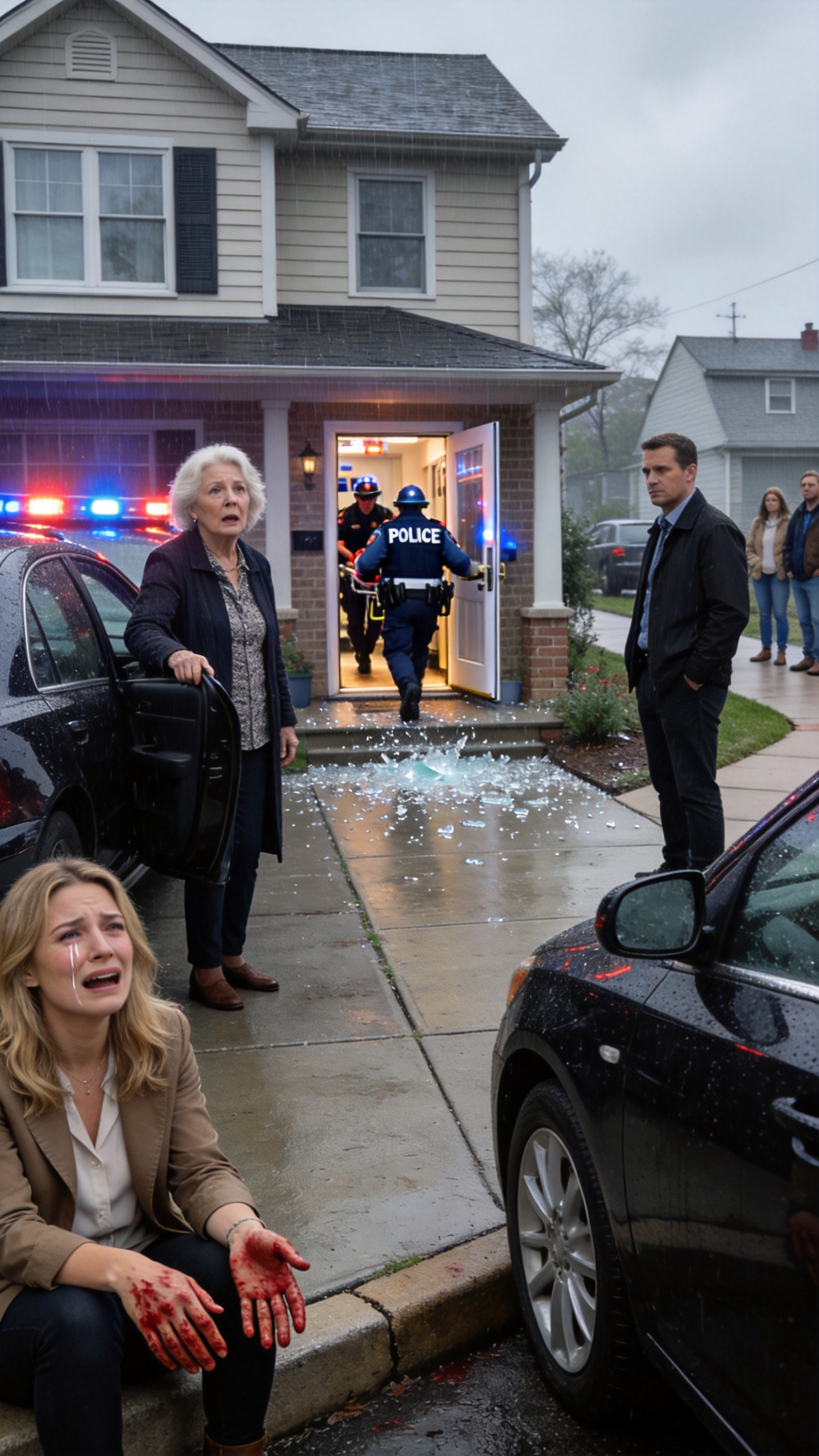 On My Way To My Son's House, I Stopped For Gas When A Stranger Warned Me, "Don't Go. You'll Regret It." Twenty Minutes Later, I Saw Police Cars Outside His Home And My Daughter-In-Law Covered In Blood