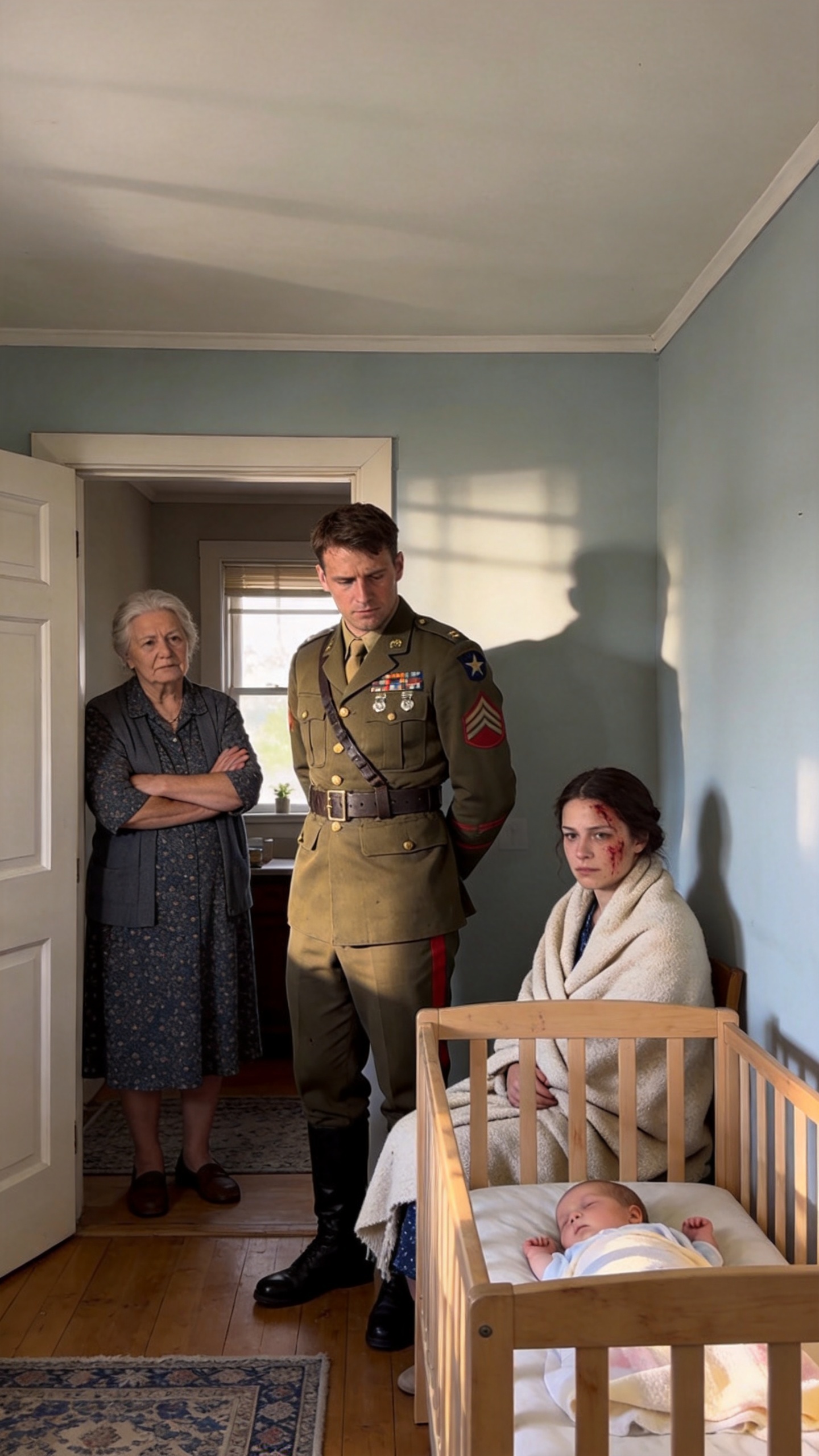 After Eight Months Of Military Service, I Came Home To My Sick Newborn And My Bruised Wife, Then My Mother Said She Needed Discipline