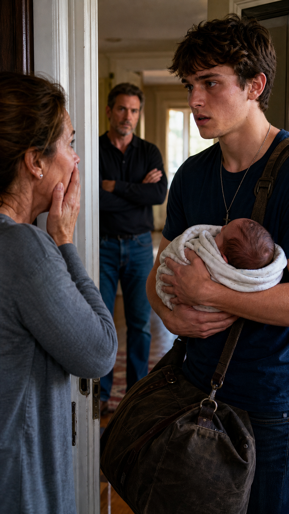 My Husband Kicked Our 18-Year-Old Son Out. A Year Later, He Returned with a Newborn and Evidence That Shattered Our Home