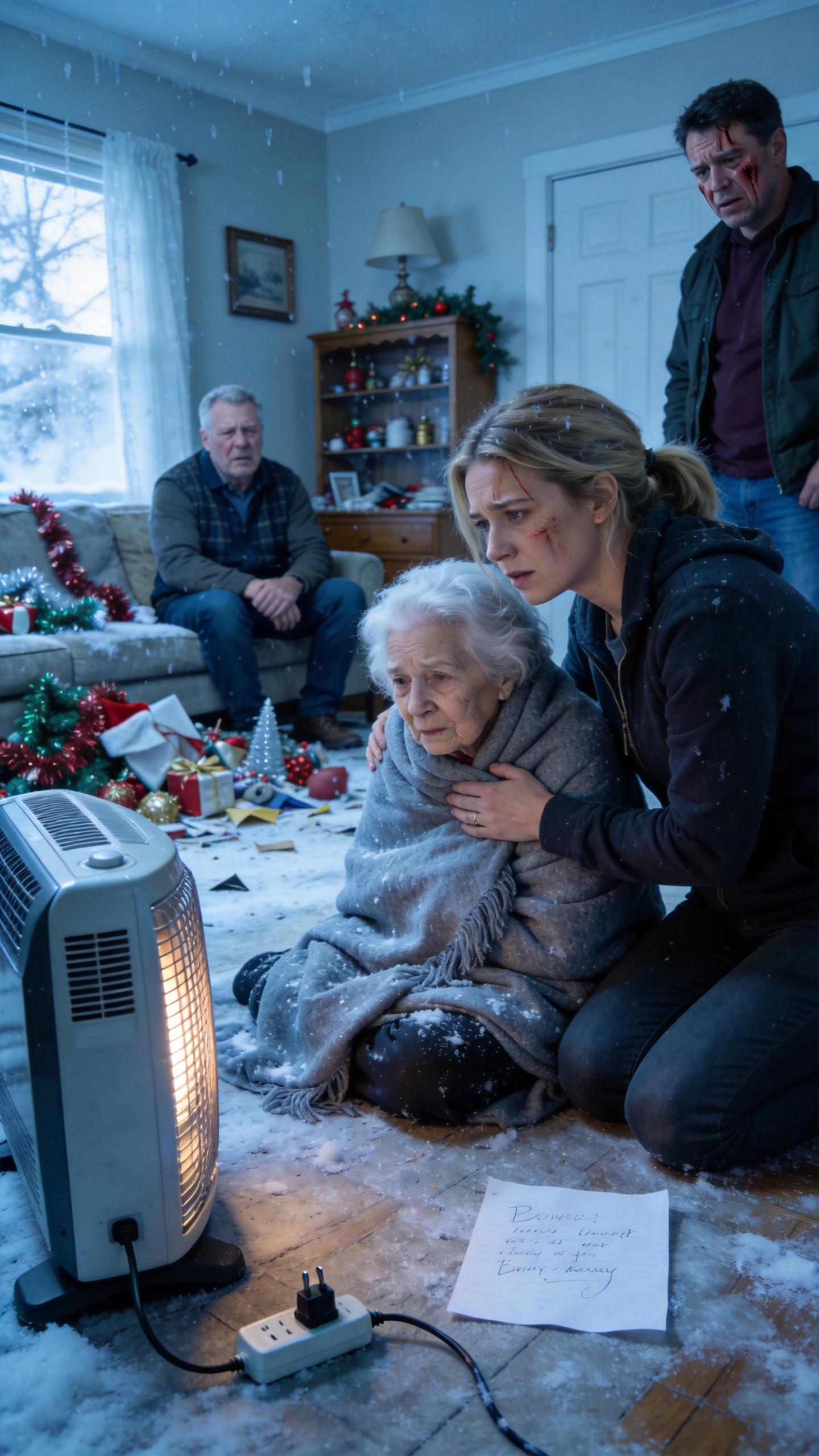 I Came Home For Thanksgiving And Found The House Freezing Cold. My Family Left A Note Saying, "We're In Cancun. You Handle Grandma" - Then I Found Her On The Floor With The Heater Unplugged And Her Phone Missing.