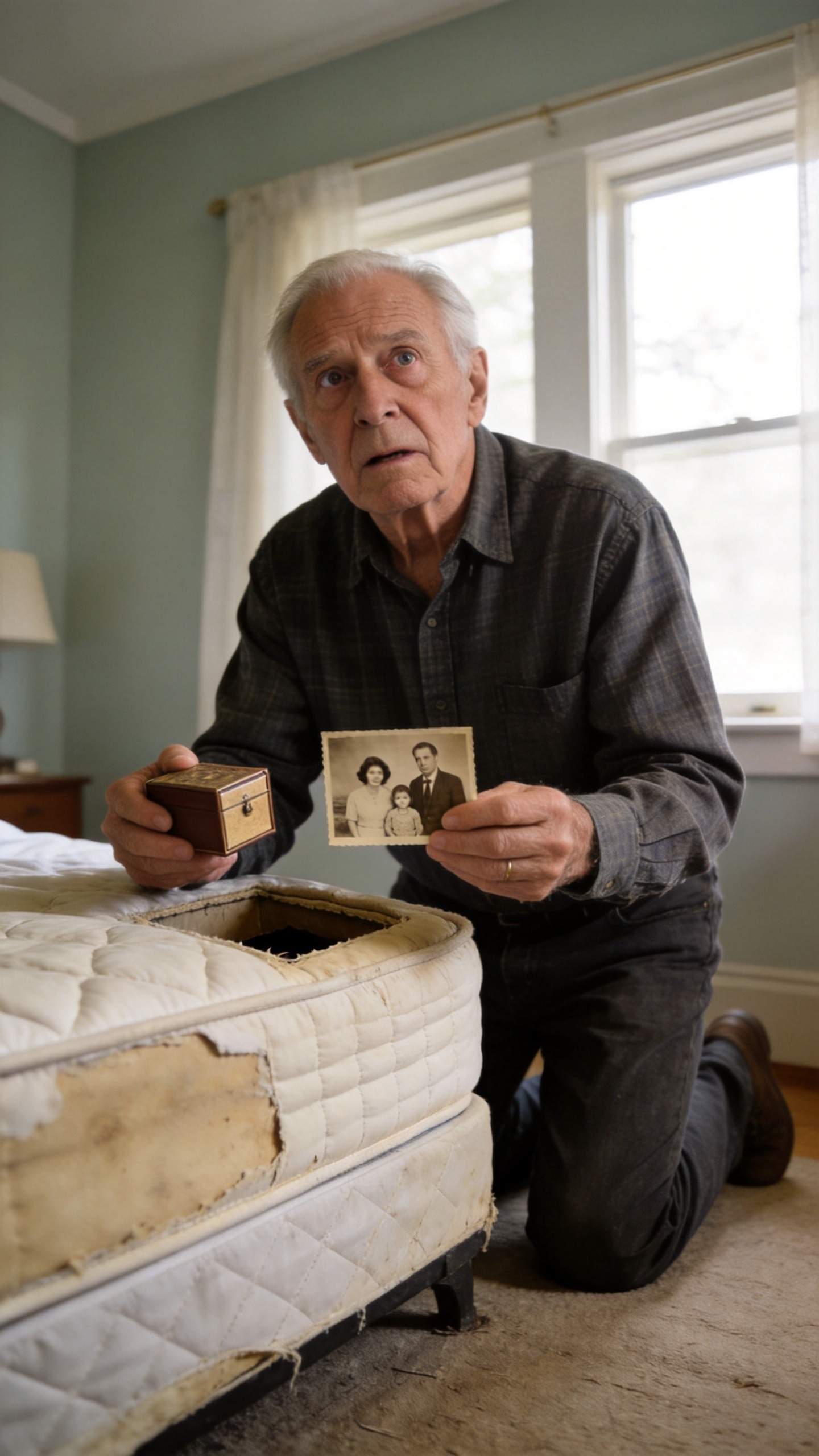 My Wife Took Our Son and Daughter on a Weekend Trip and Vanished, 40 Years Later I Found a Box Sewn Into My Daughter's Mattress That Made My Blood Turn Cold