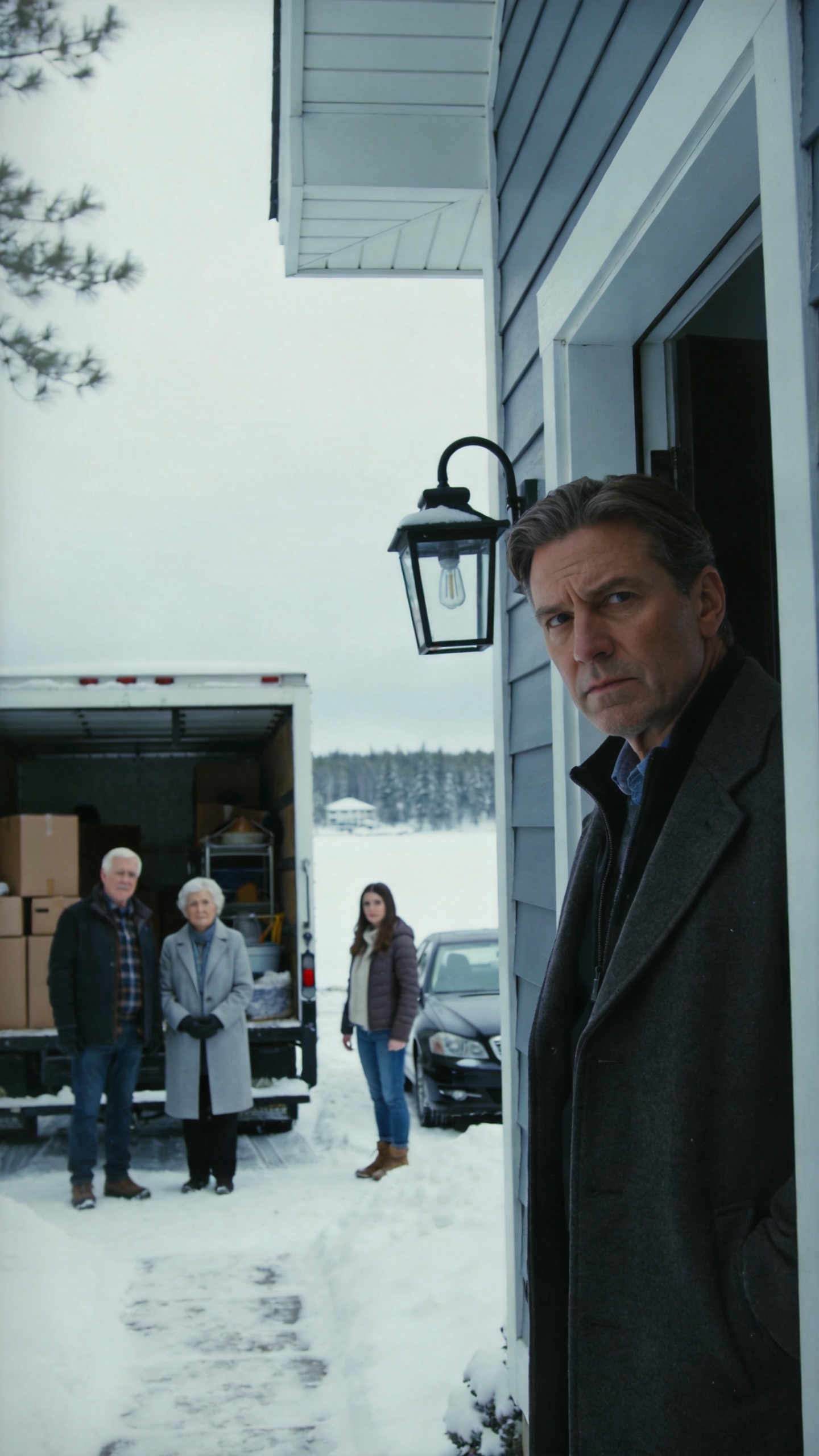 My parents sold their fully paid-off $620,000 house to bail out my sister, then showed up at my lake house with a moving truck just hours before a historic blizzard. "We're your parents," my father said. "We don't need your permission to live here." I thought it was just another family crisis... until I realized they'd brought something far more dangerous to my doorstep.