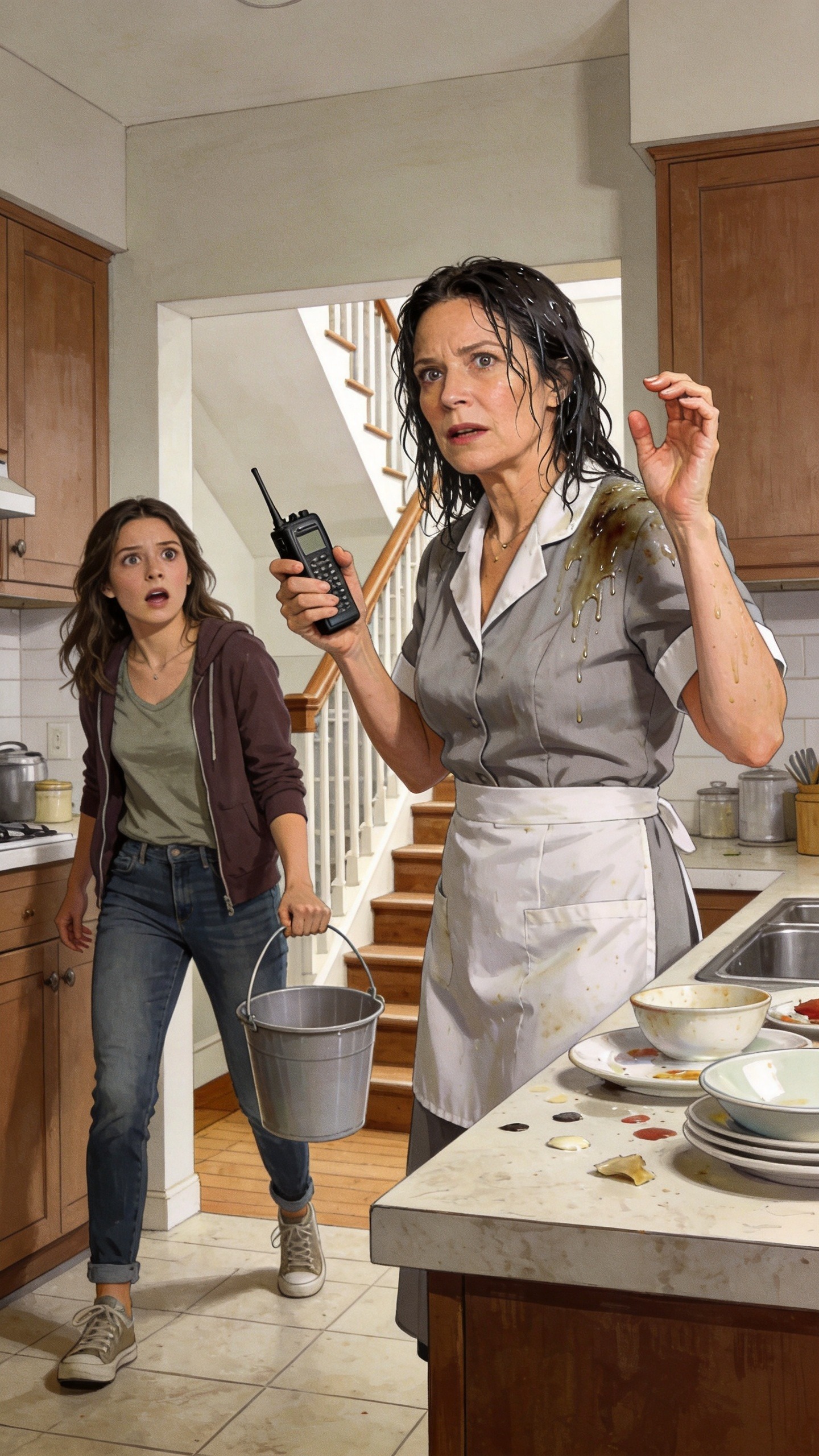 I Disguised Myself As A Housekeeper To Test My Son's Fiancee. After She Dumped Dirty Water Over Me, I Turned On The Recorder And Called Him Downstairs