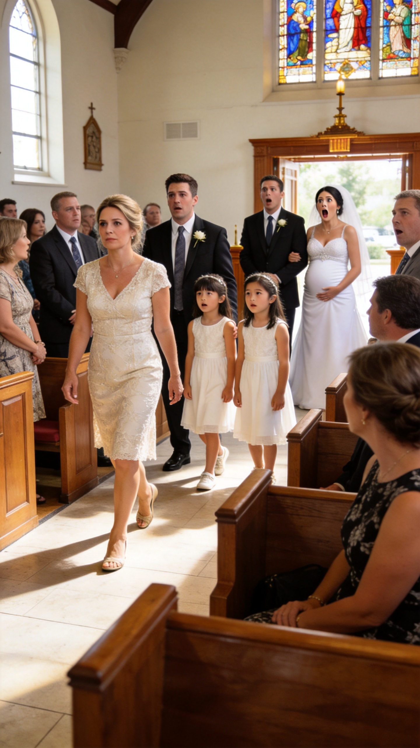 My Ex-Husband Invited Me To His Wedding So Everyone Could See The Pregnant Woman Who "Replaced" Me, But I Walked In With My Husband, Three Children, And The Clinic File That Ended His Perfect Ceremony