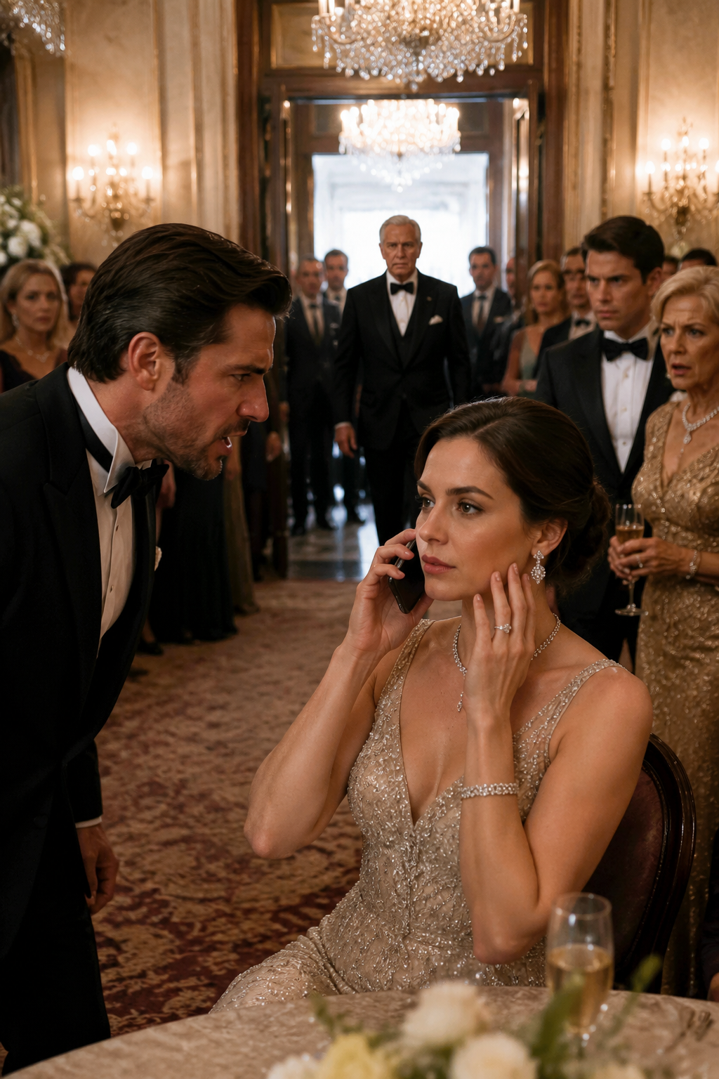 I Called My Father After My Husband Slapped Me - Ten Minutes Later, Six Hundred Wealthy Guests Forgot How to Breathe