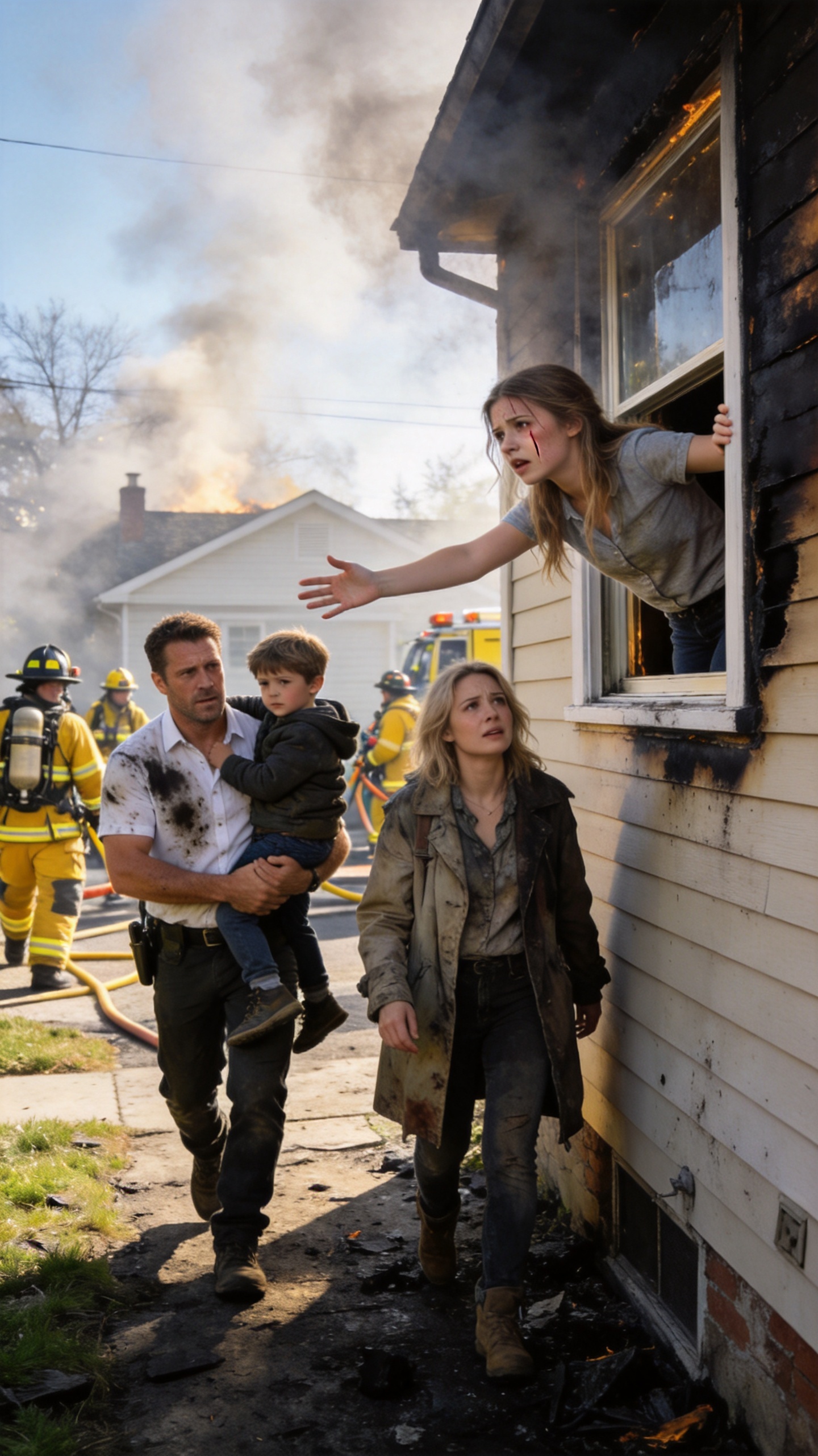 As our home filled with smoke and flames, I reached for my father, believing he would help me escape too. Instead, he chose to leave with my brother while my mother said, “We can’t lose our son.” They left me behind, never knowing I had found another way out.