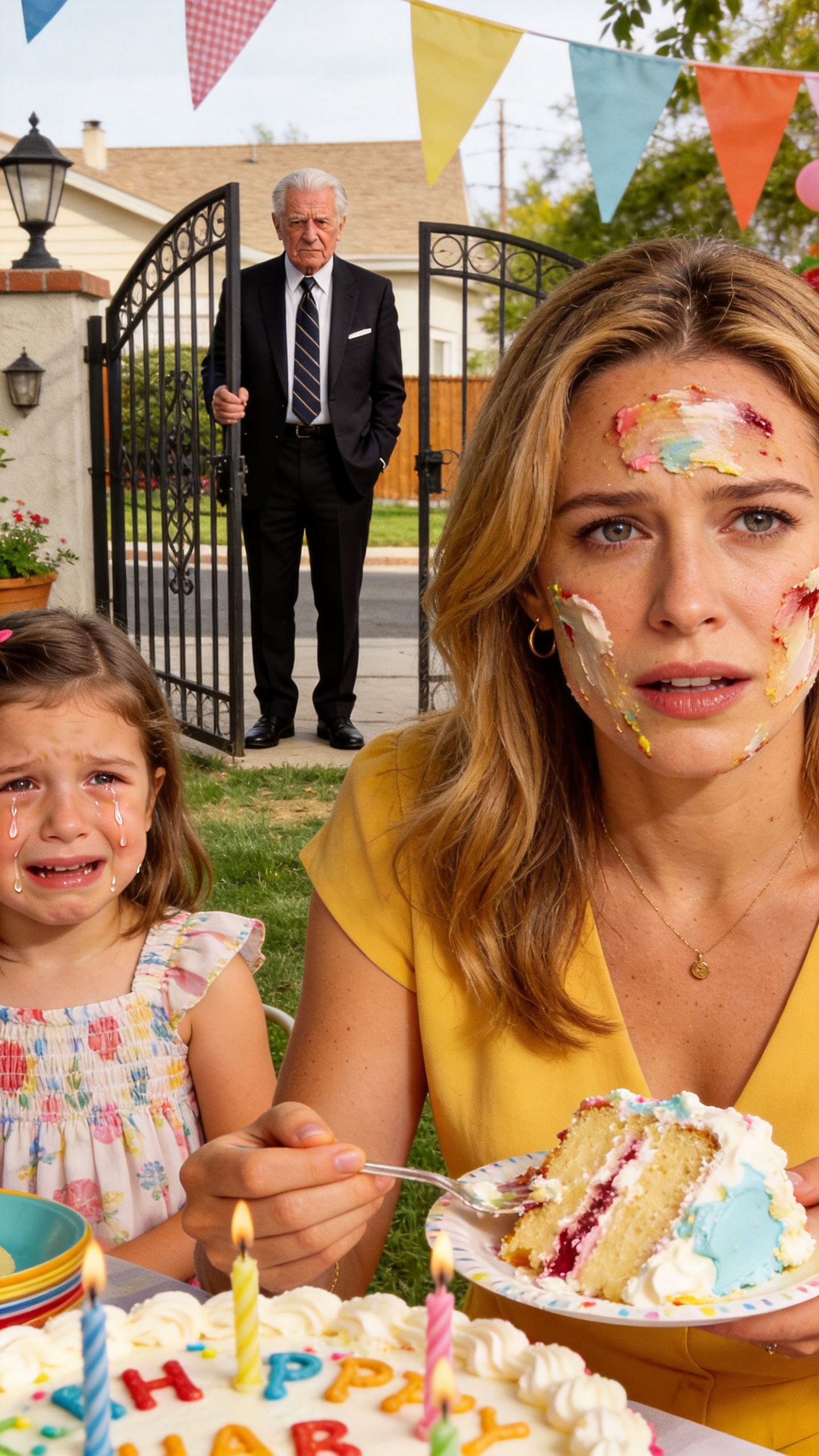 My Husband Shoved My Face Into Our Daughter's Birthday Cake In Front Of 47 Guests, But He Had No Idea The Heiress He Mocked Was About To Take Everything Back