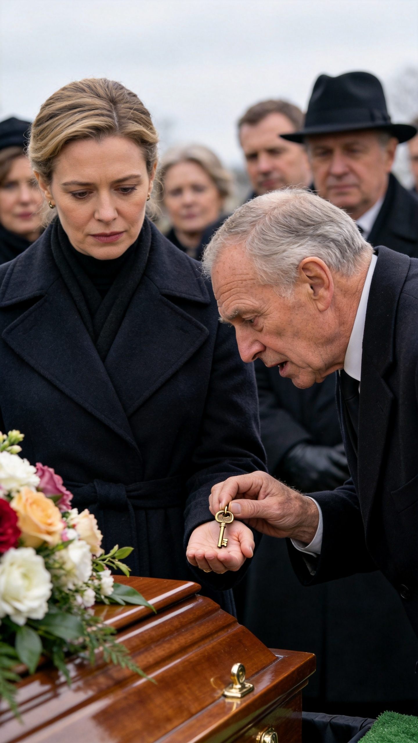 At my father's military funeral, the groundskeeper grabbed my arm and whispered that my father paid him to bury an empty casket