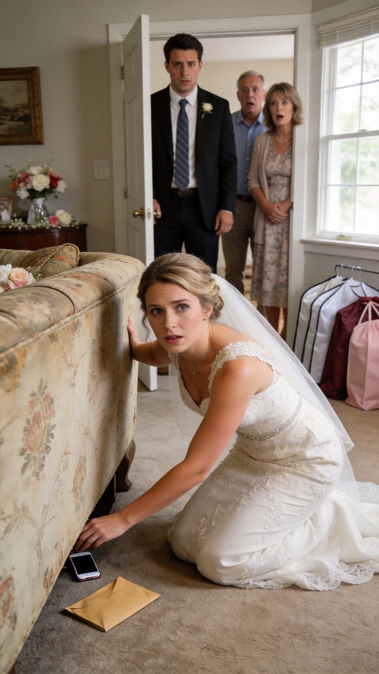 Two days before our wedding, I bent down to pick up my earring under my fiance's childhood bed. What I found instead made me call the cops and cancel the wedding.