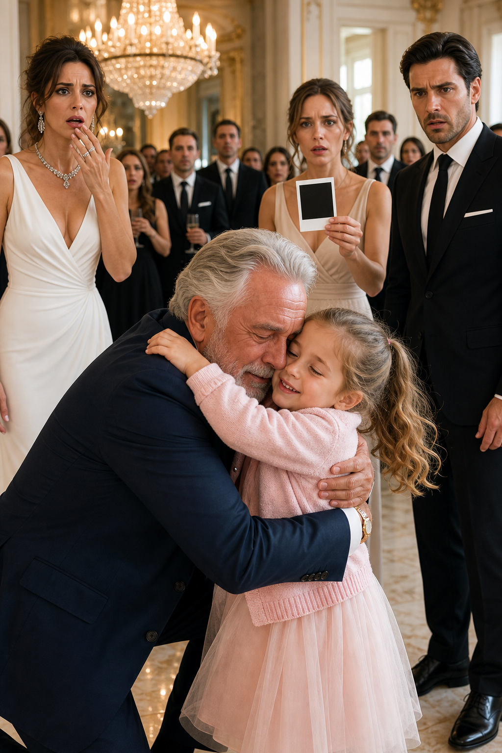 My husband’s mistress repeatedly made my five-year-old daughter cry right in front of him, but only hours later, an entire ballroom of billionaires fell completely silent when my little girl ran into the arms of the richest man in the room