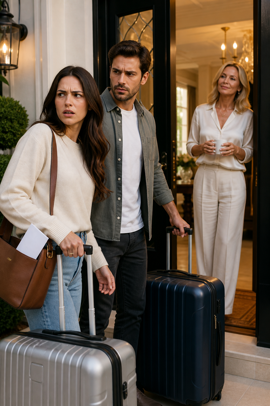 My Rich Husband's Daughter Showed Up at 11 p.m. with Her Spouse, Two Bulky Suitcases, and One Jaw - dropping Demand: They Were Moving In. Then She Gave Me Chores and Told Me to "Earn My Keep". I Just Smiled and Agreed. At 6:00 Next Morning, She Got the Shock of Her Life.