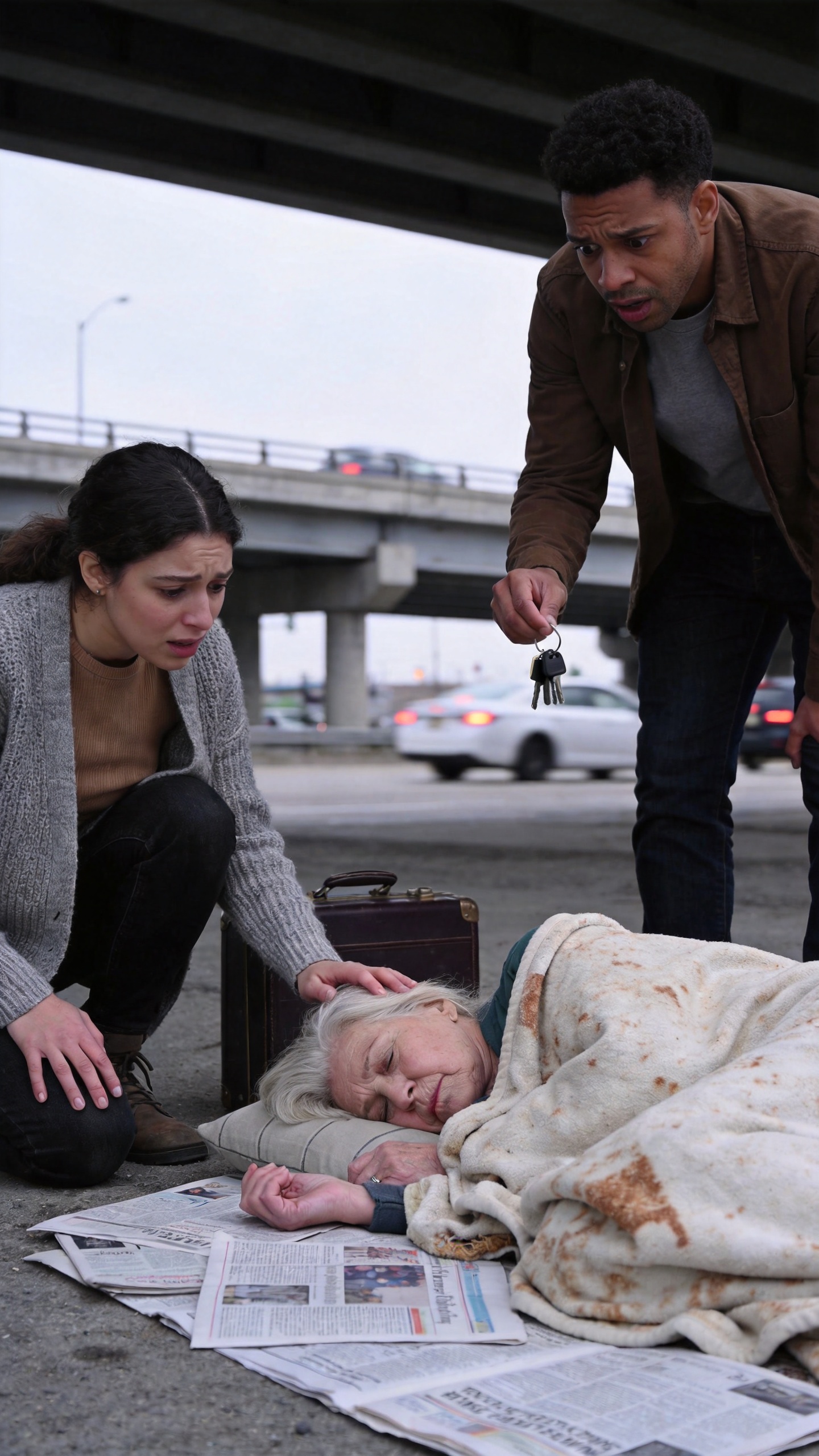 "We Were Shocked When We Found Mom Sleeping Under a Highway Overpass. 'What Happened to Your $500,000 House?'"