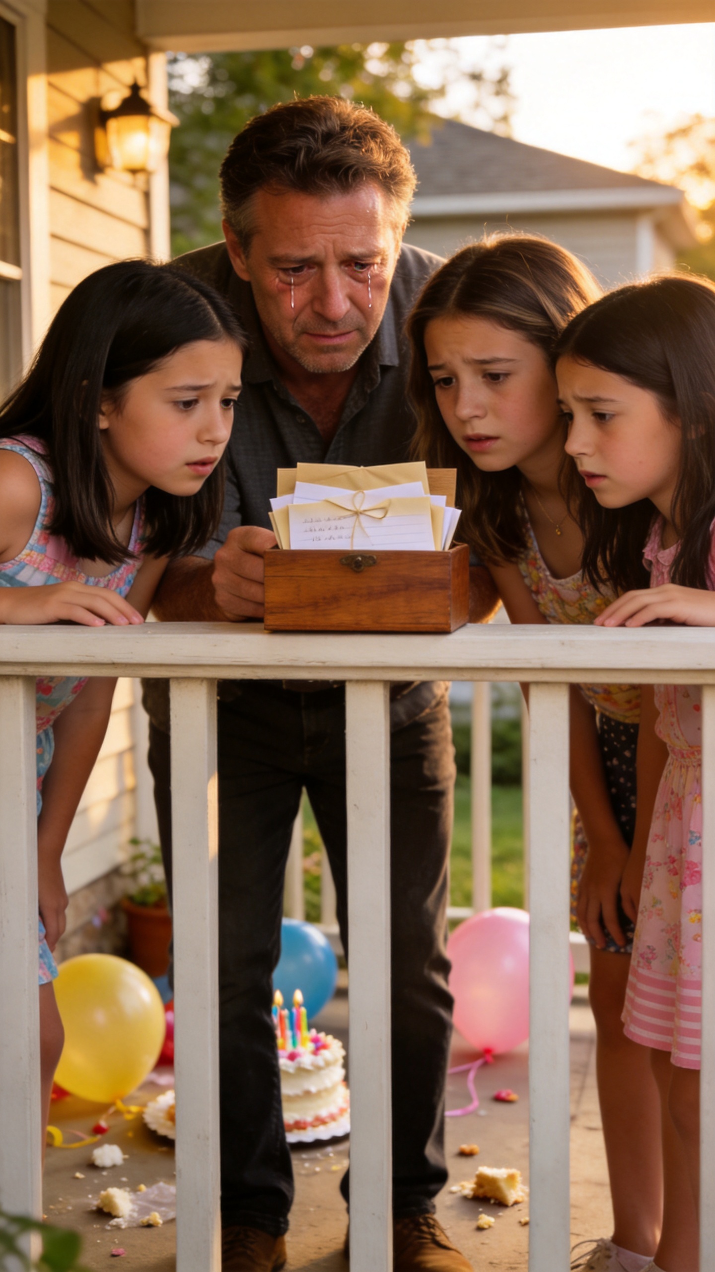 I Lost My Wife The Day Our Triplets Were Born - Ten Years Later, We Found A Box On Our Porch Tagged, 'To My Beautiful Daughters. Love, Mom'