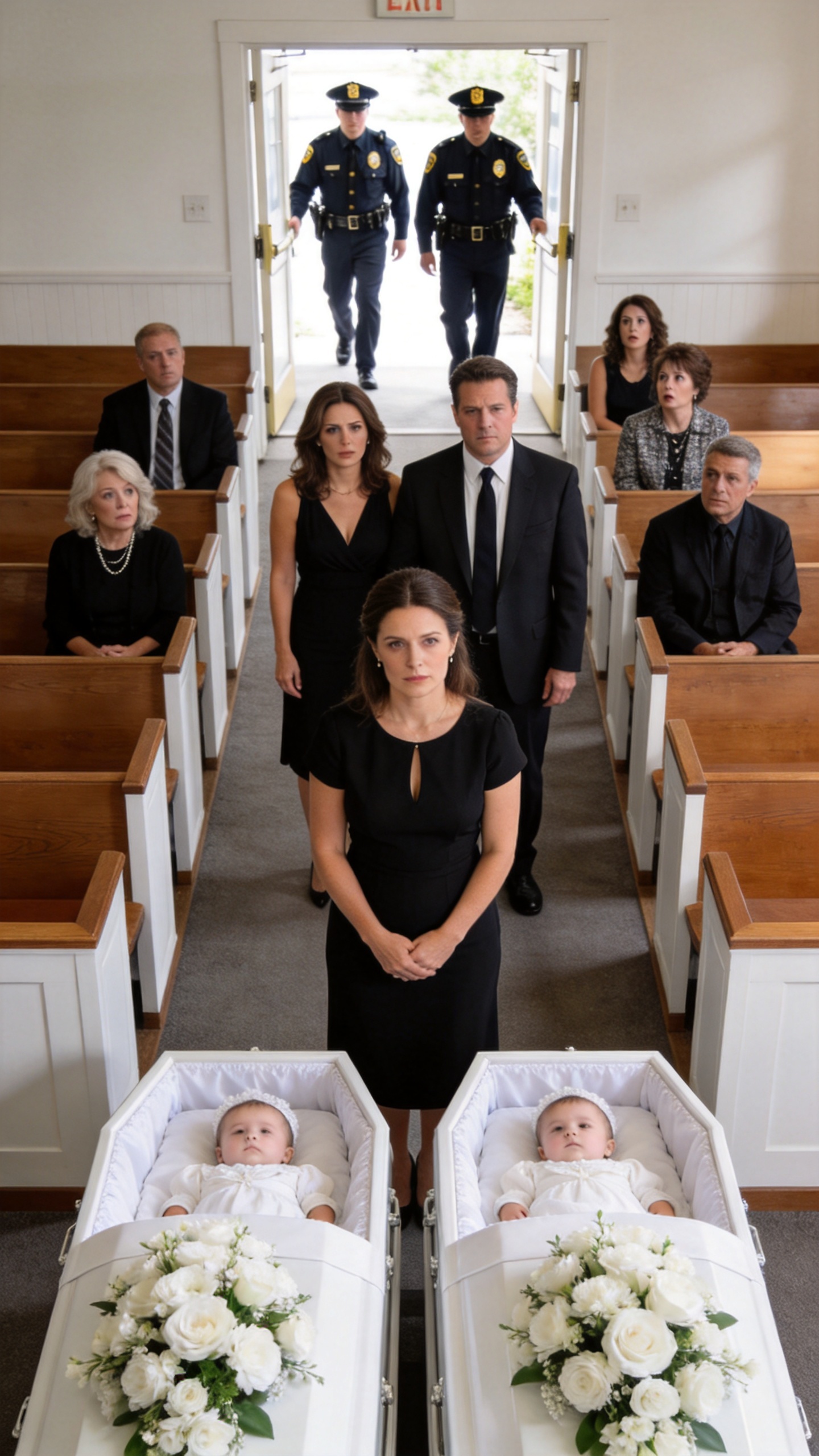 At My Twins' Funeral, My Husband Arrived Beside His Mistress And Hissed, "God Took Them Because He Knew What Kind Of Mother You Were."