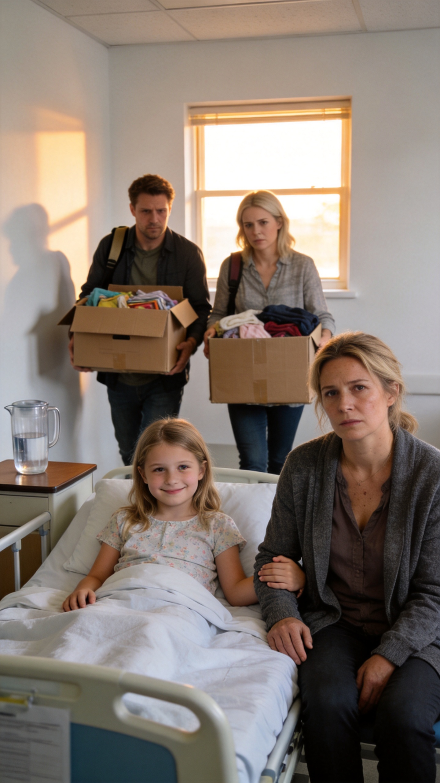 While My 8-Year-Old Daughter Fought for Her Life in the Hospital, I Missed One Rent Payment—My Parents Sold Everything We Owned, Gave Our Room to My Sister, and Told Me, “You Should’ve Planned Better.” Three Months Later, They Walked Into My Bank Begging for Help.
