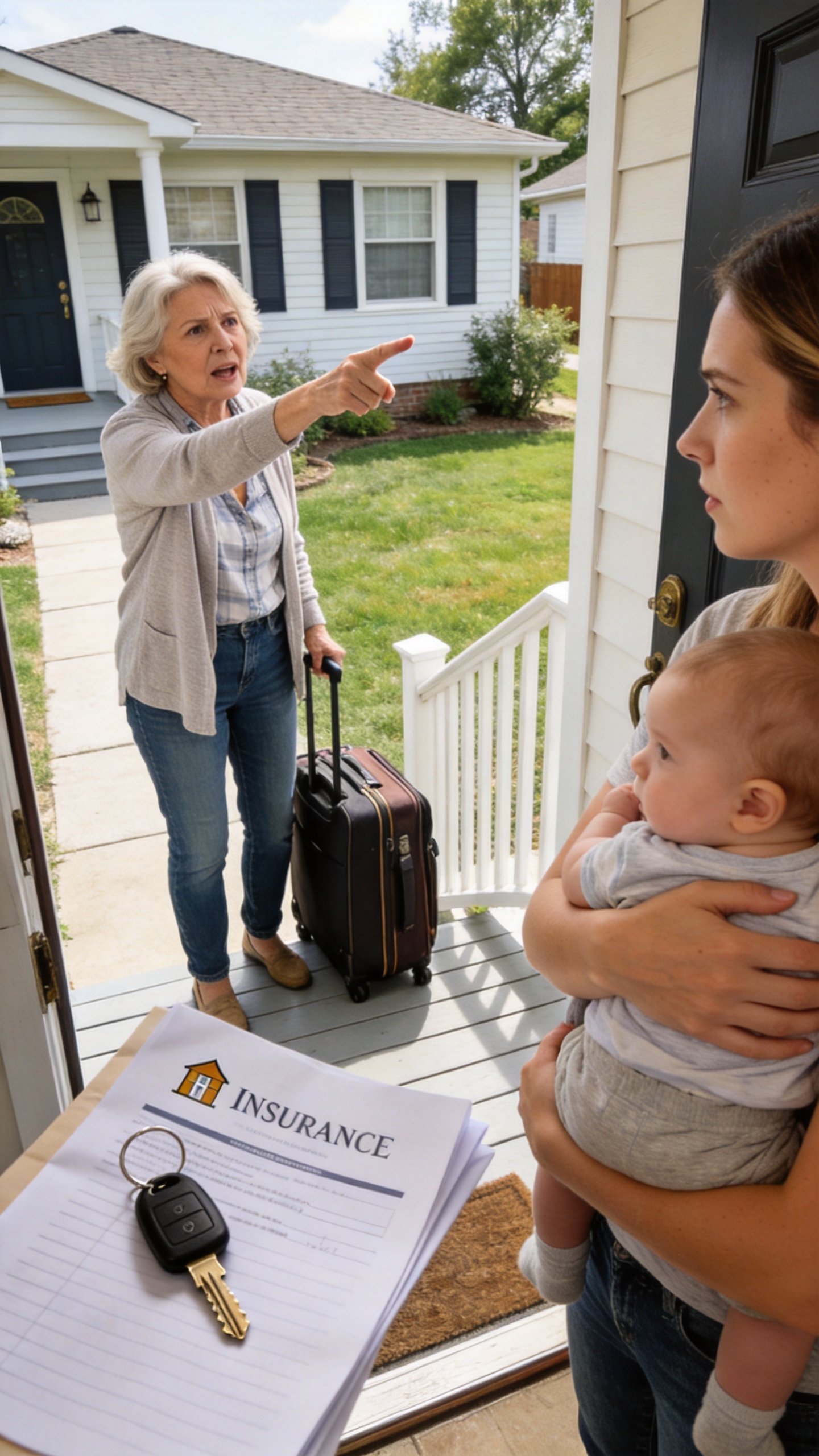 After my husband passed away, I used his life insurance to buy a house for our child. My mom claimed it was "family property", showed up with luggage, and ordered me to leave