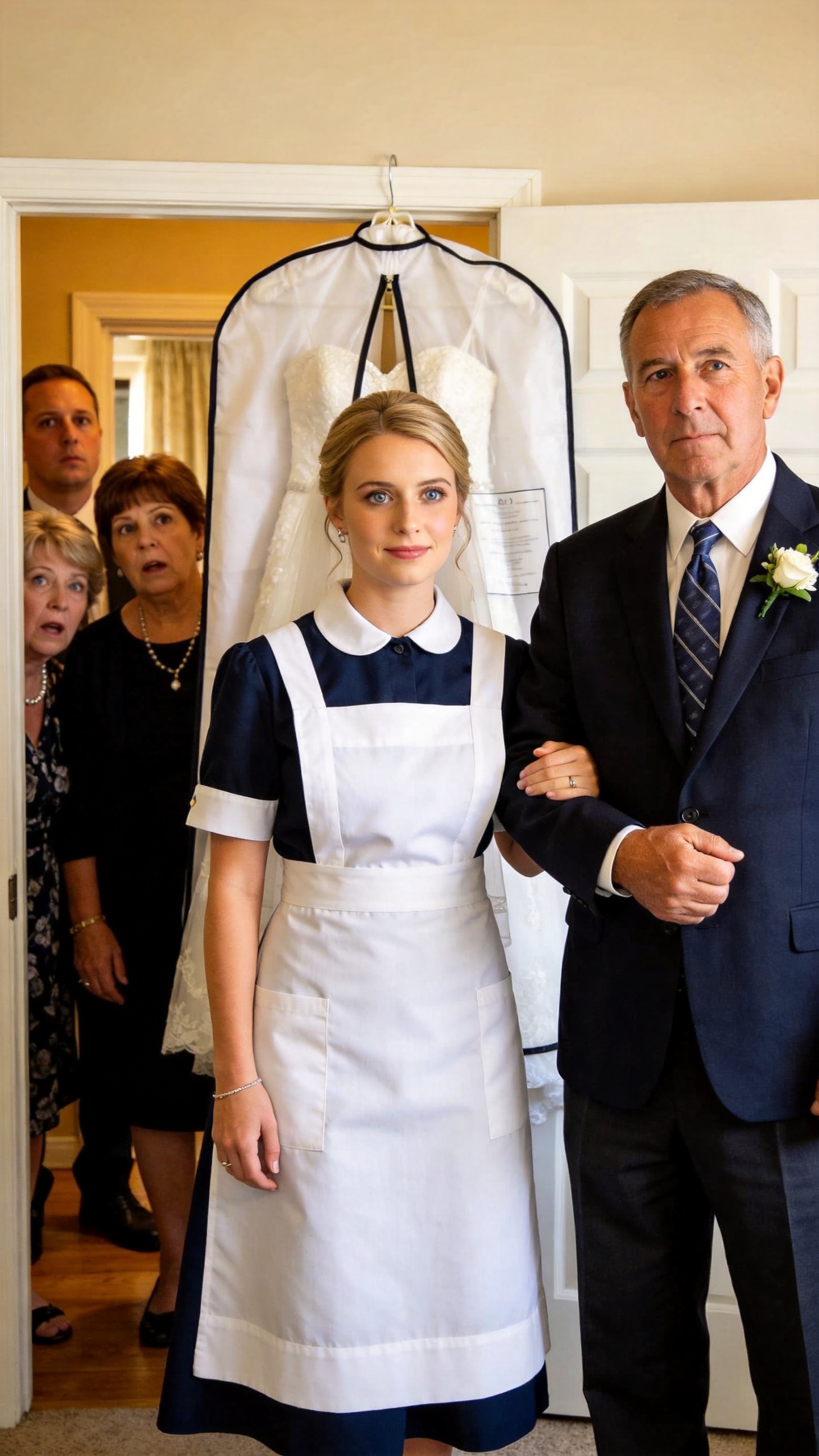 My Mother-In-Law Hid My Wedding Dress And Left Me A Maid's Uniform With A Note That Said Know Your Place, So I Wore It In Front Of 200 Guests