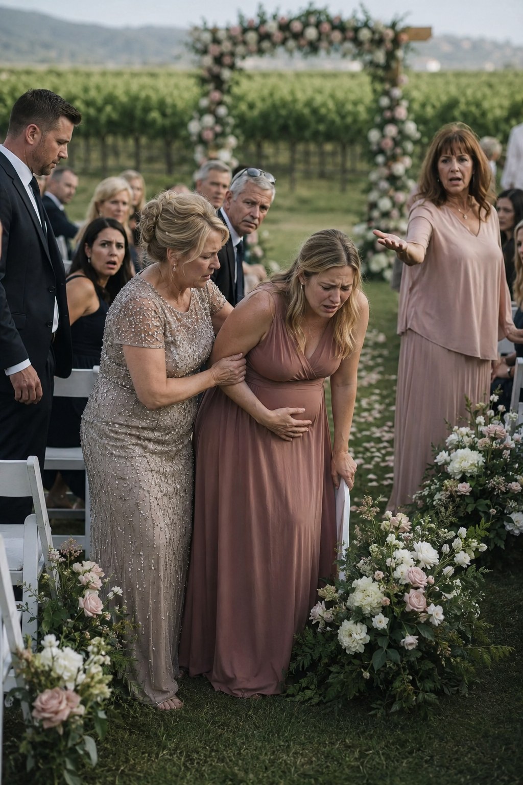 My Water Broke During My Sister-in-Law's Vineyard Wedding, and My Mother-in-Law Locked Me in a Bathroom So the Bride Could Keep Dancing