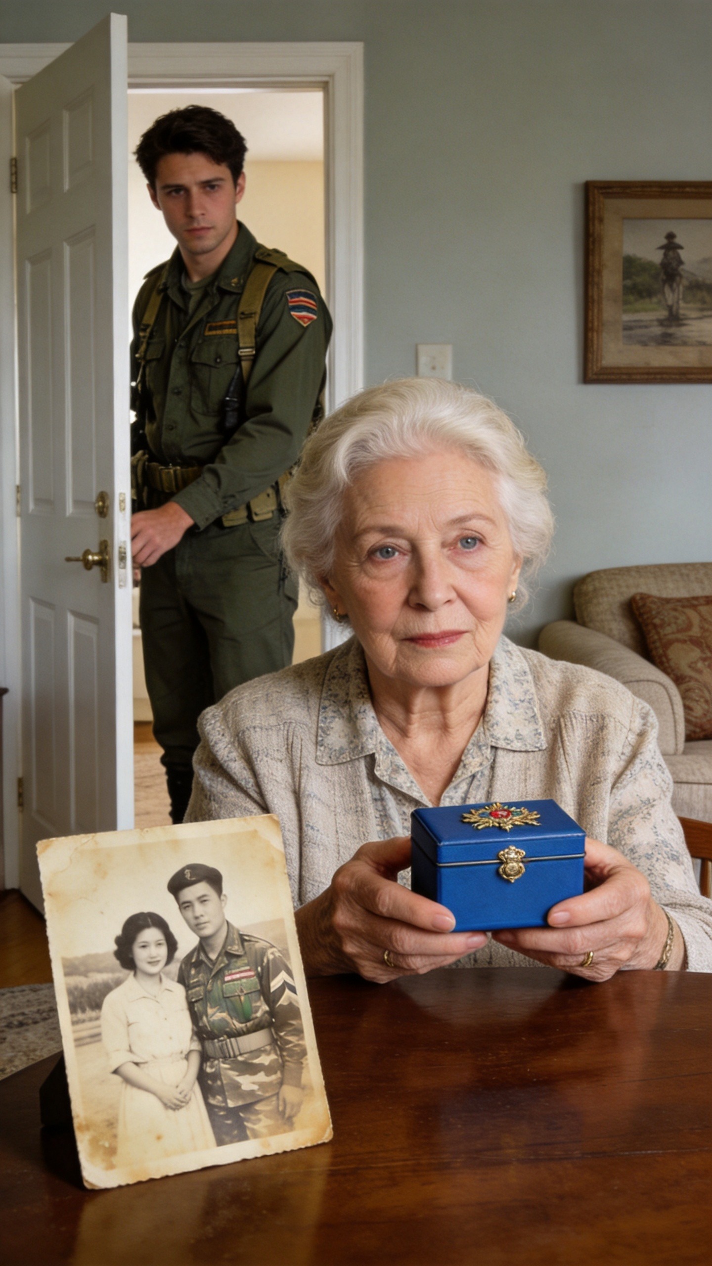 I'm 80 and Never Married After My First Love Vanished in Vietnam; Last Week, a Stranger Who Looked Just Like Him Handed Me a Blue Box