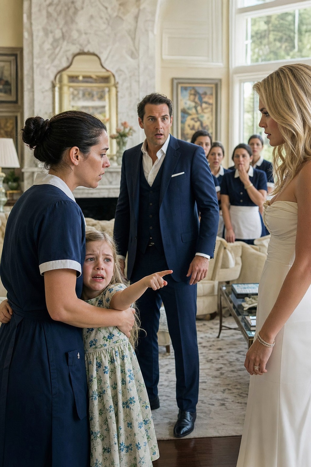 "Every Time You Leave, Your Fiancee Hurts My Mom," The Maid's Little Daughter Told The Millionaire - And The House Went Quiet