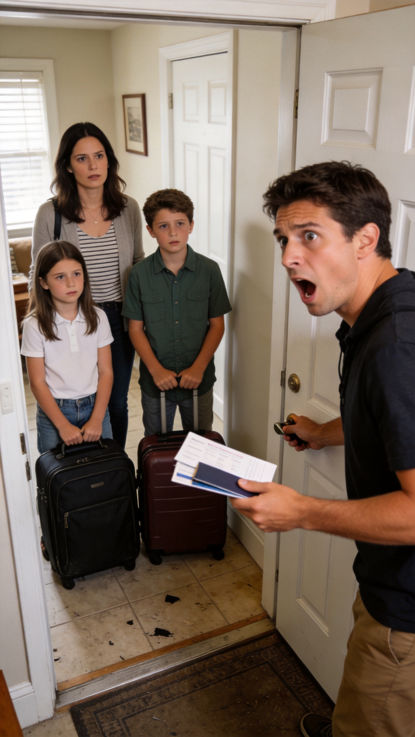 My Brother Stranded Me and My Kids at an Airport in a Foreign Country Without Money or Documents So He Could Take My House, But When He Opened the Front Door, We Were Already Inside Waiting