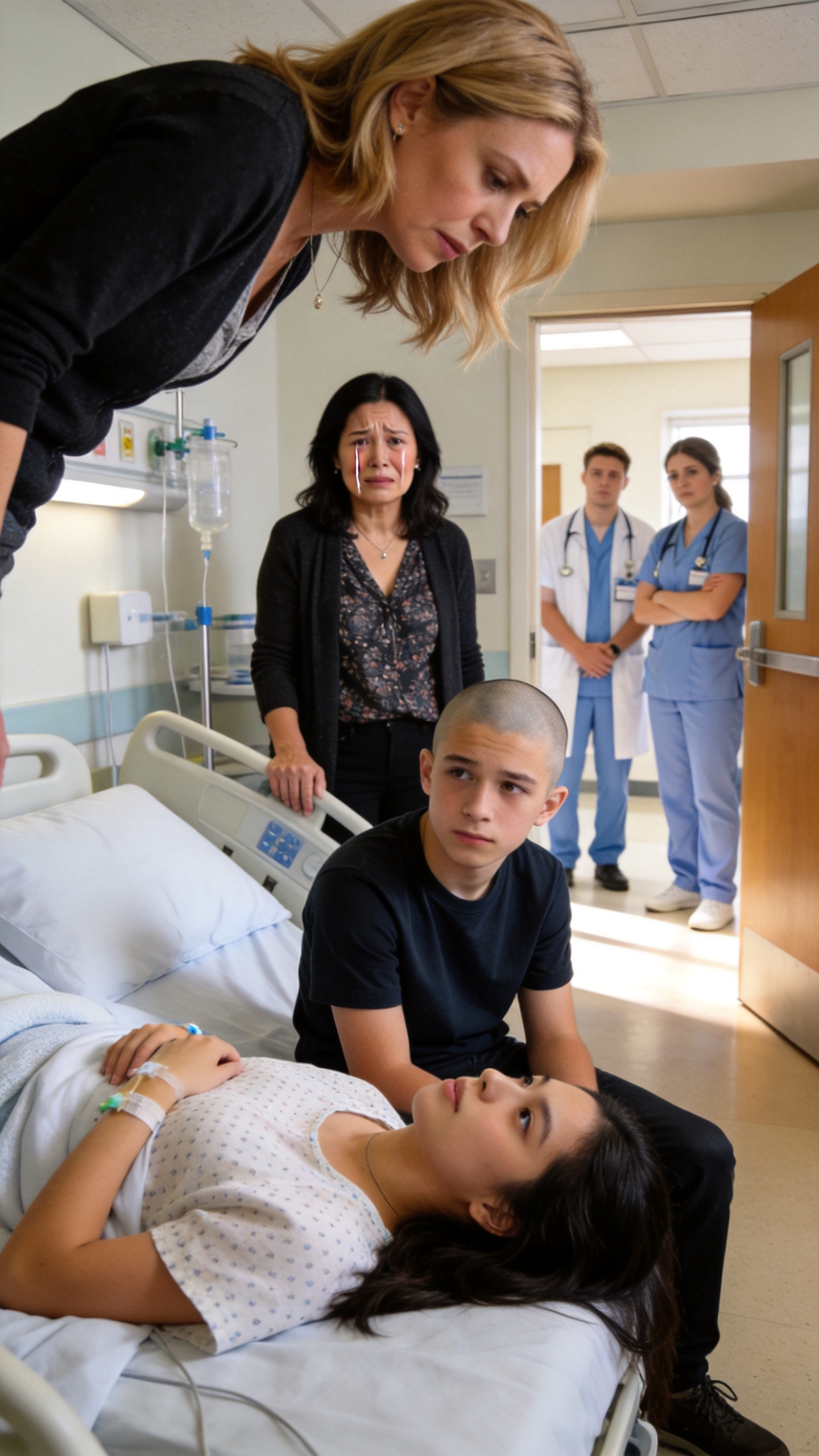 My 17-Year-Old Son Shaved His Head For His Sick Girlfriend. The Next Day, Her Mother Said, 'You Need To Come To The Hospital And See What Your Son Did'