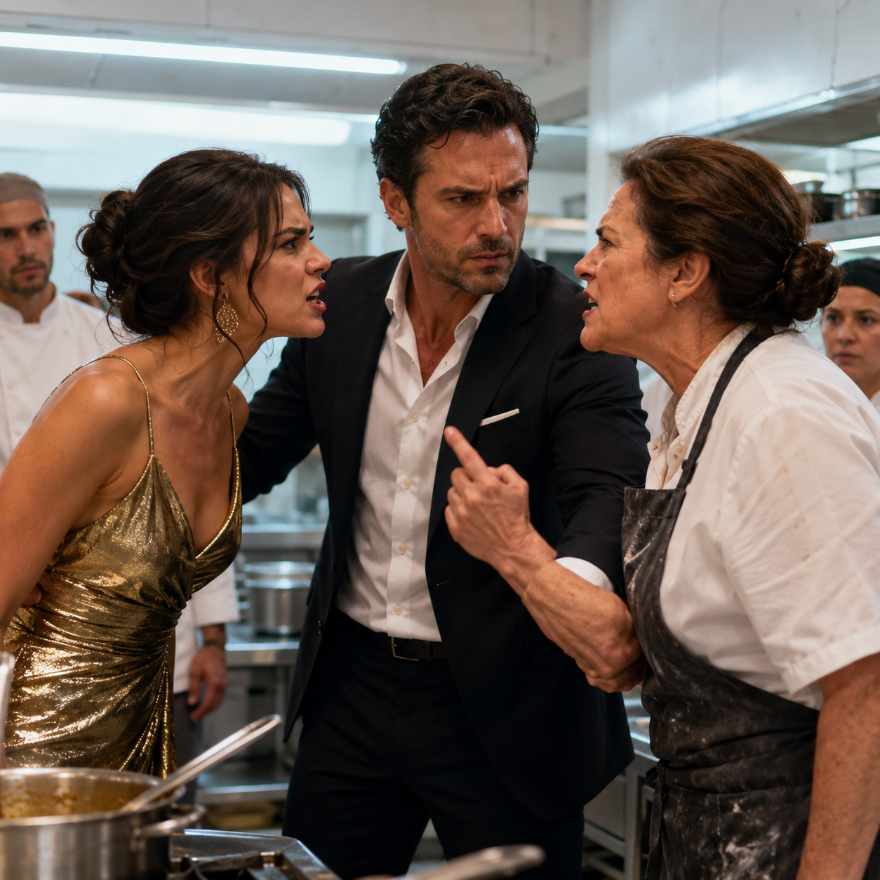 "Leave This Mess to the Night Manager," the Heiress Said After Forcing a Bleeding Cook to Her Knees, Until Her Fiance Revealed Who Really Owned the Empire