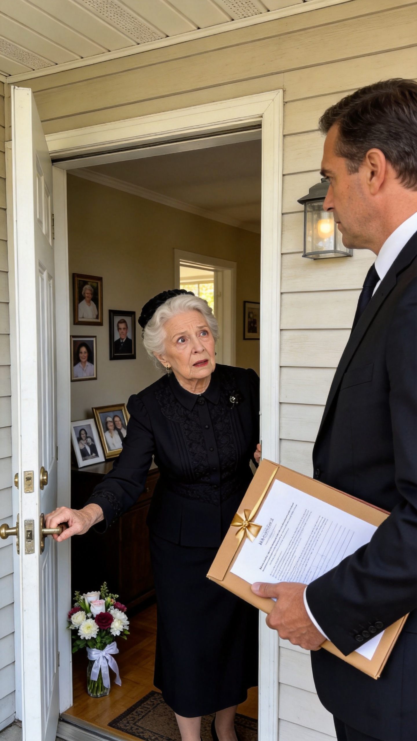 I married my high school flame at 75 because it was his last wish. After his funeral, his lawyer came to my door and said I'd fallen into his scheme.