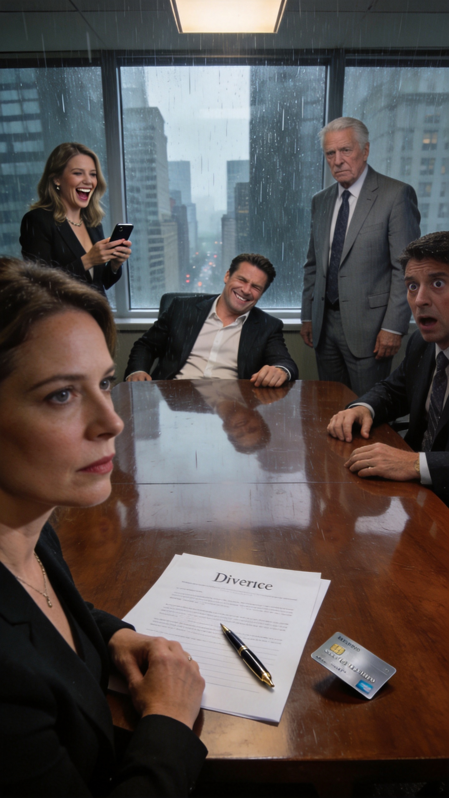 She Signed The Divorce Papers Without Crying While Her Husband Tossed Her A Credit Card And Said, "This Should Cover A Cheap Room." Nobody In That Boardroom Knew Her Billionaire Father Was Watching