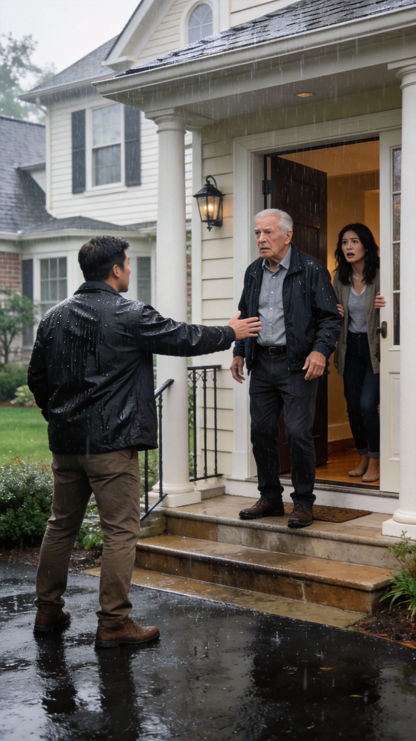 My daughter cried out, "Dad, help," just as the call cut off. I sped down the road at top speed towards my in-laws' mansion. When I got there, my son-in-law was on the porch, holding a baseball bat and sneering. "This is a private family matter," he said coldly. "Your daughter needed to be disciplined."