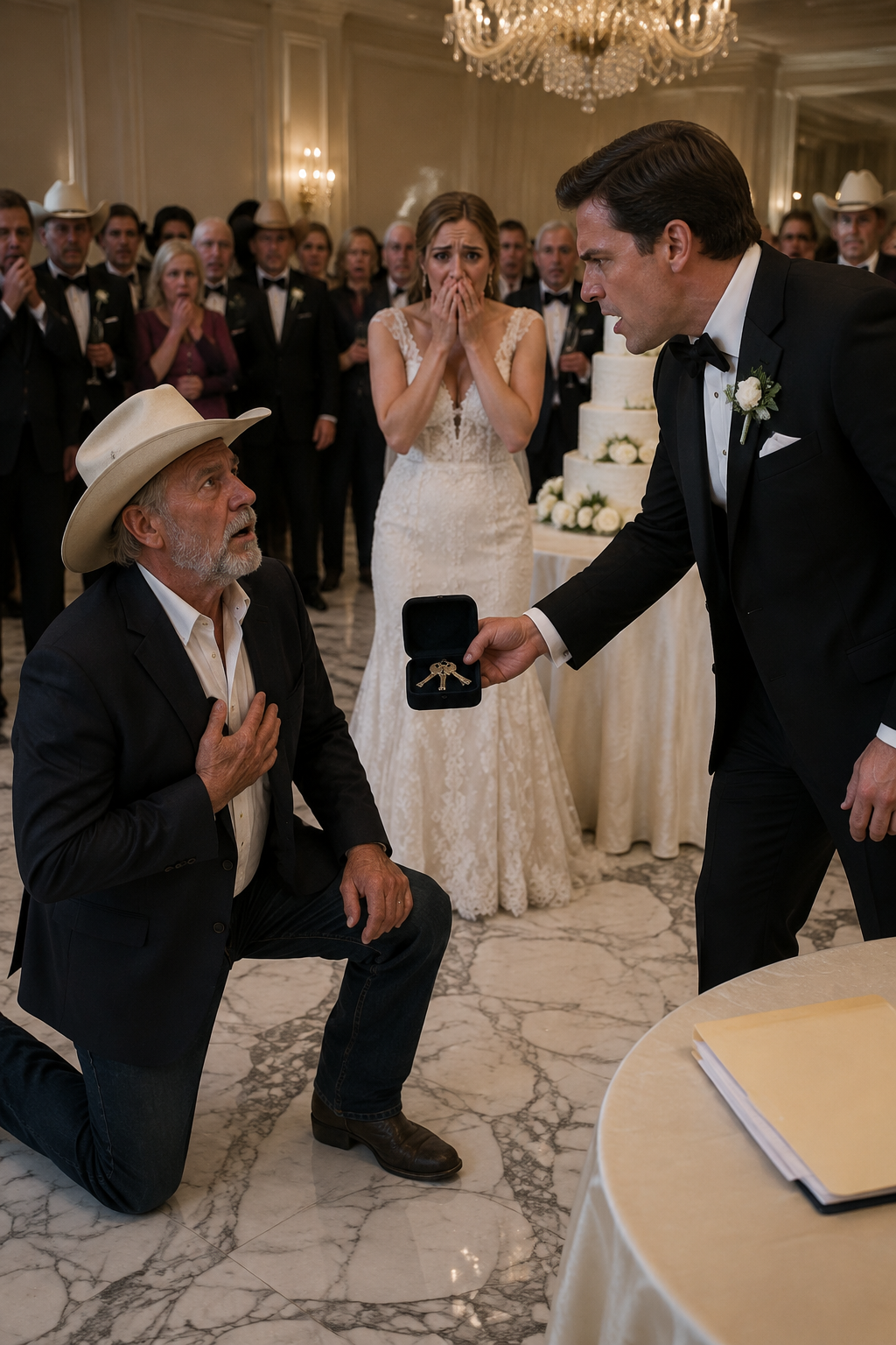 My New Son-in-Law Slapped Me Onto the Marble Floor at My Daughter's Wedding - Then the Ranch Keys He Held Became Evidence
