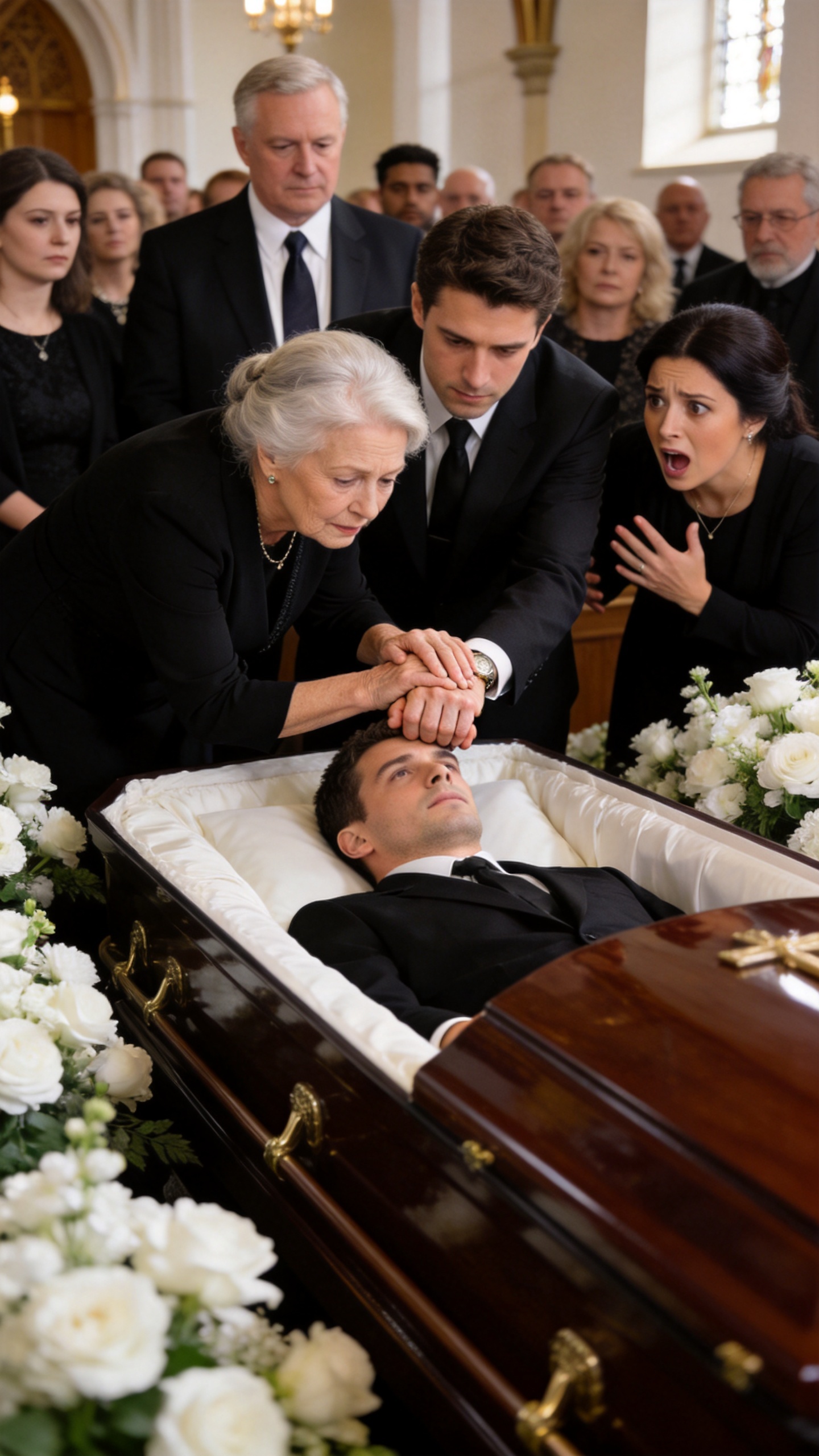 The Mother Opened The Coffin Her Daughter-In-Law Demanded To Bury Closed. Everyone Called Her Cruel, Until She Saw The Bruises And Realized Her Son Was Still Breathing