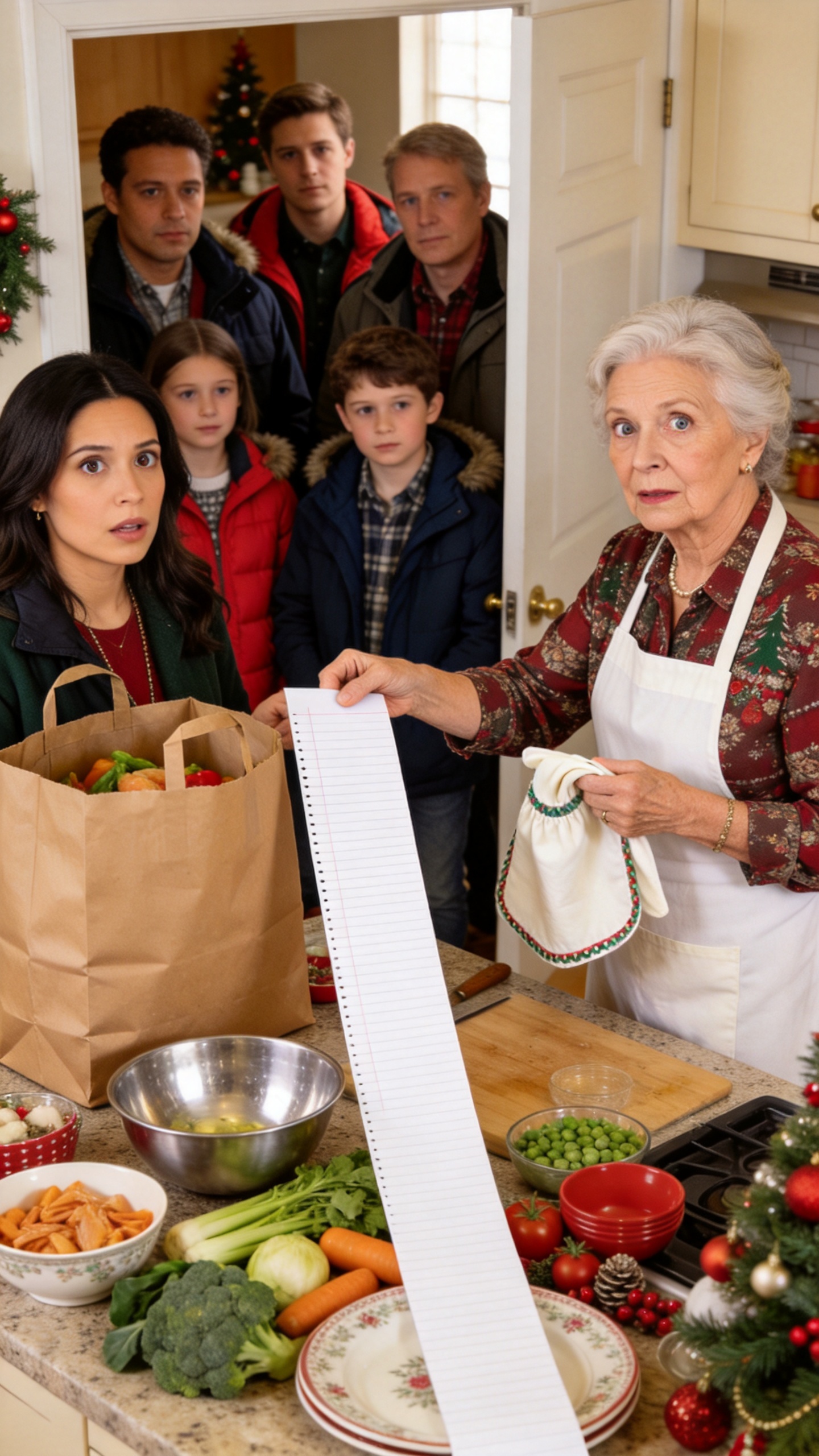 My Daughter-In-Law Invited 25 People To Christmas At My House. So I Handed Her The Grocery List And Let Her Handle Everything