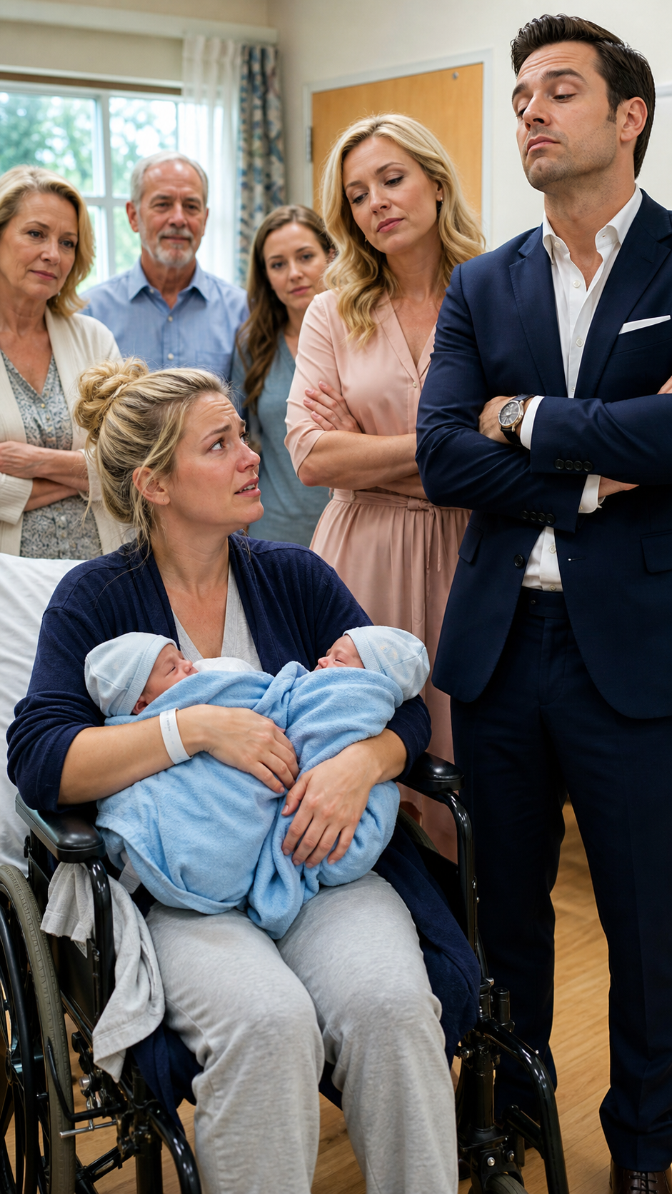 My husband and his mistress offered me $200,000 for my newborn twins. Sign the papers and vanish, they said. His whole family watched, thinking I'd cave. I signed silently and left with my babies that night—but they had no idea I'd spent six months prepping for that signature.