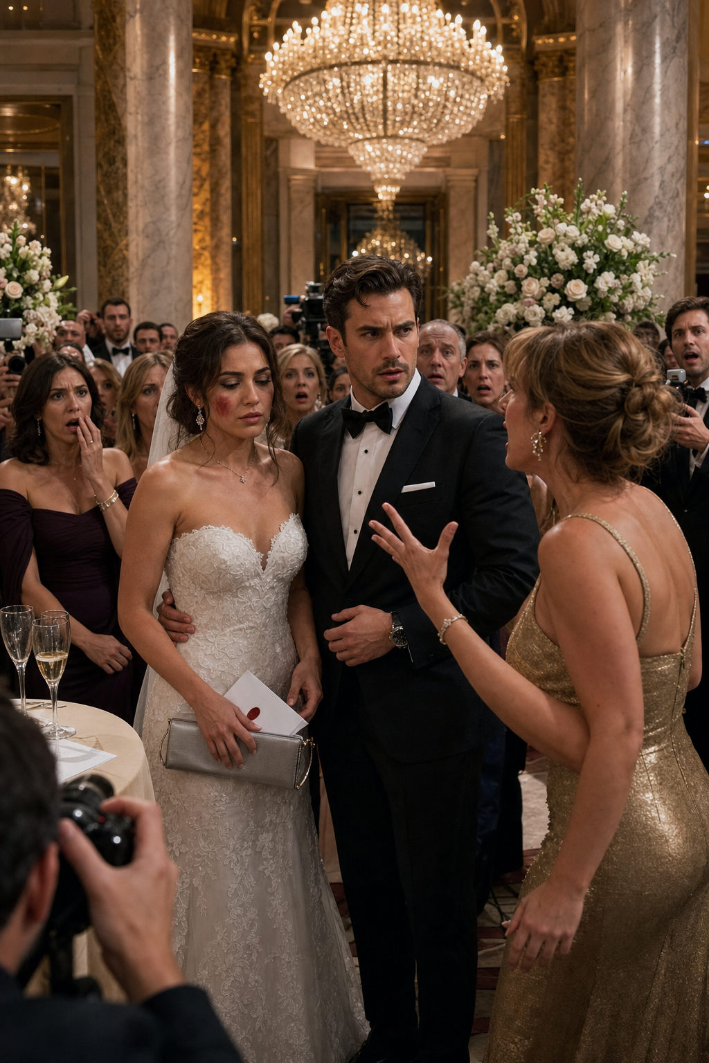 She Slapped the Bride in Front of Every Investor - Then the Scarlet-Sealed Envelope Turned Her Golden Dress Into a Fraud Exhibit