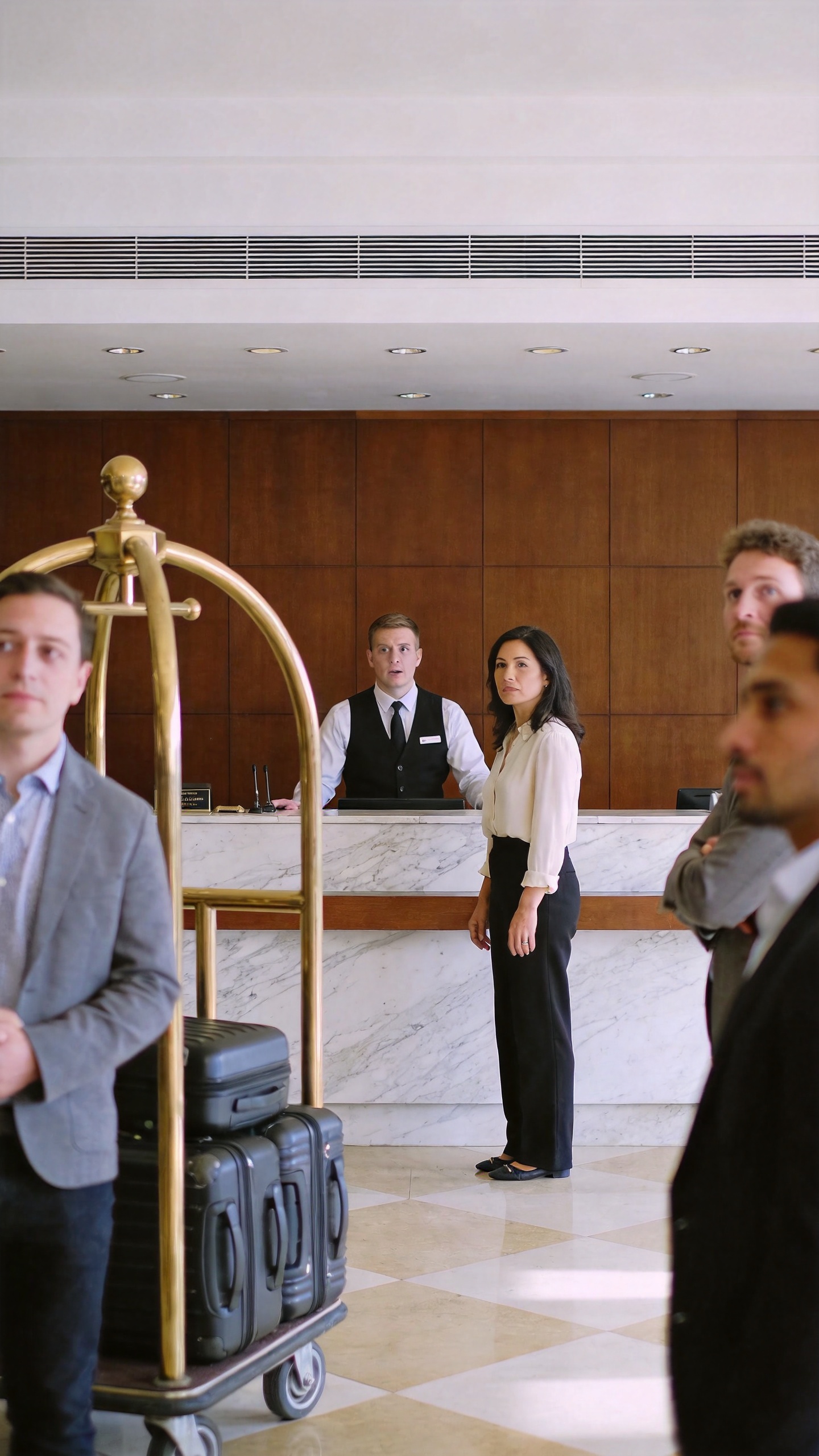 The Front Desk Looked Me Up And Down And Said I Was Not On Their List, So I Asked One Quiet Question That Made The Entire Hotel Lobby Stop Moving