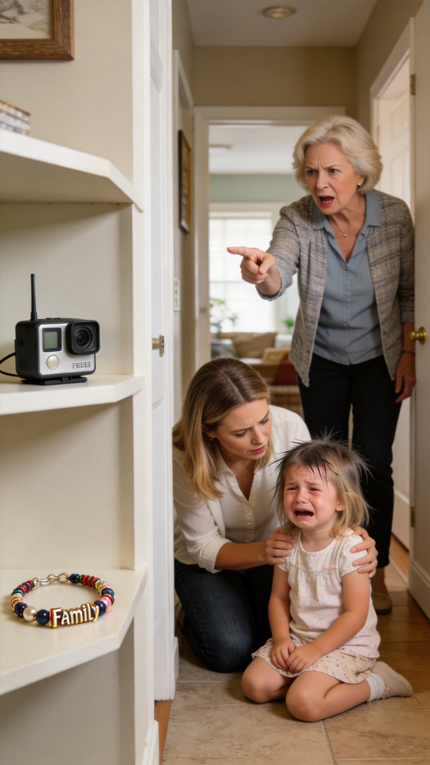 I Returned Home To Find My 3-Year-Old Daughter Sobbing With Her Hair Hacked Off After My Mother-In-Law Accused Her Of Stealing A Family Bracelet—Then A Hidden Camera Revealed The Truth, And My Husband's Regret Came Far Too Late