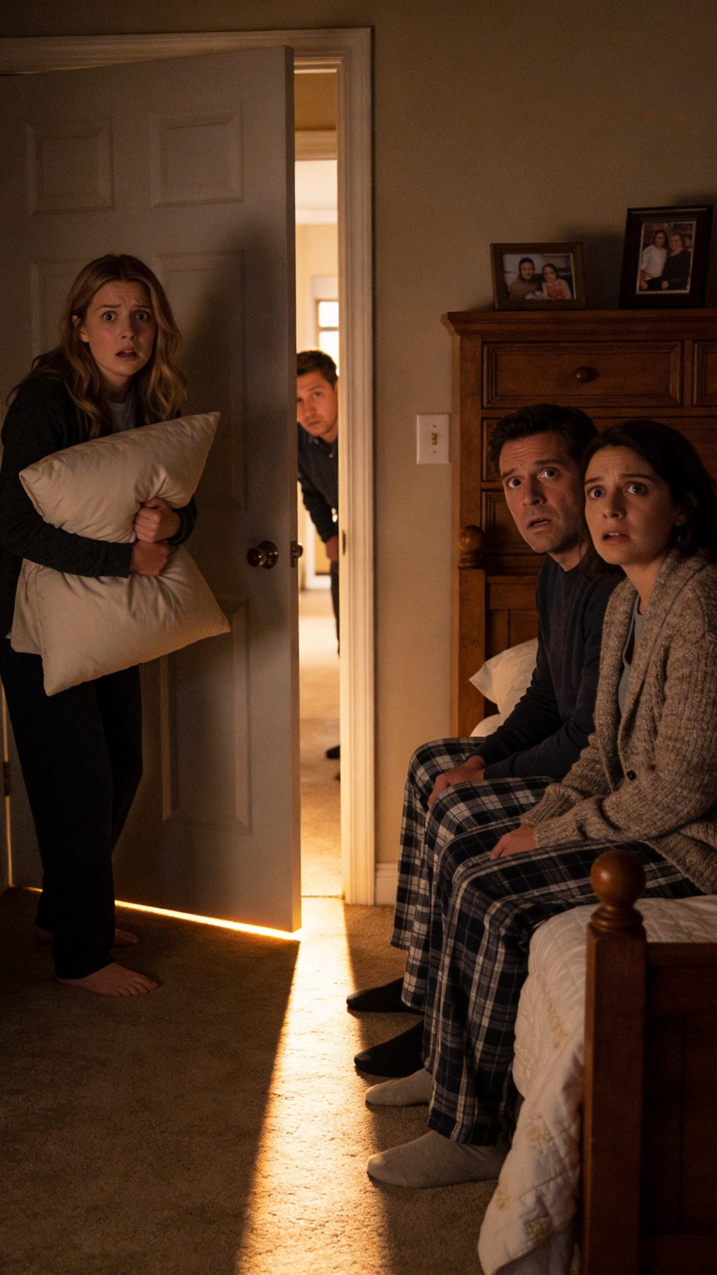 Every Night, My Brother's New Wife Dragged Her Pillow Into My Room And Slept Between My Husband And Me. "I'm Scared Of Bad Dreams," She Whispered - Then I Saw Who Was Standing Outside Our Door