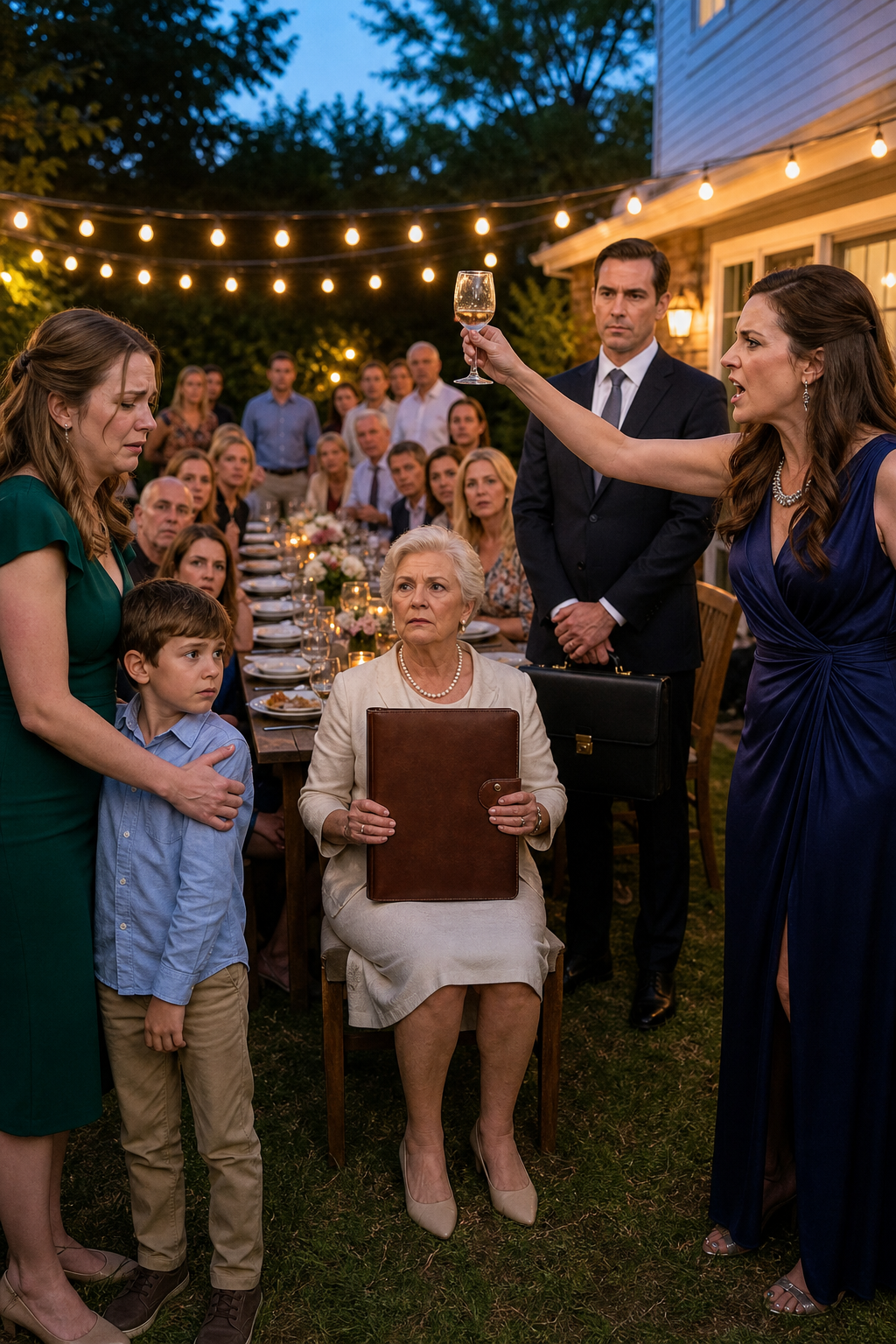 For My Birthday, My Sister Raised Her Wine Glass in Front of Thirty Relatives and Said This Family Was Ashamed to Have Me Use Our Name - Then Grandma Opened the Sealed Folder Beside My Cake and Told the Lawyer to Read the First Page