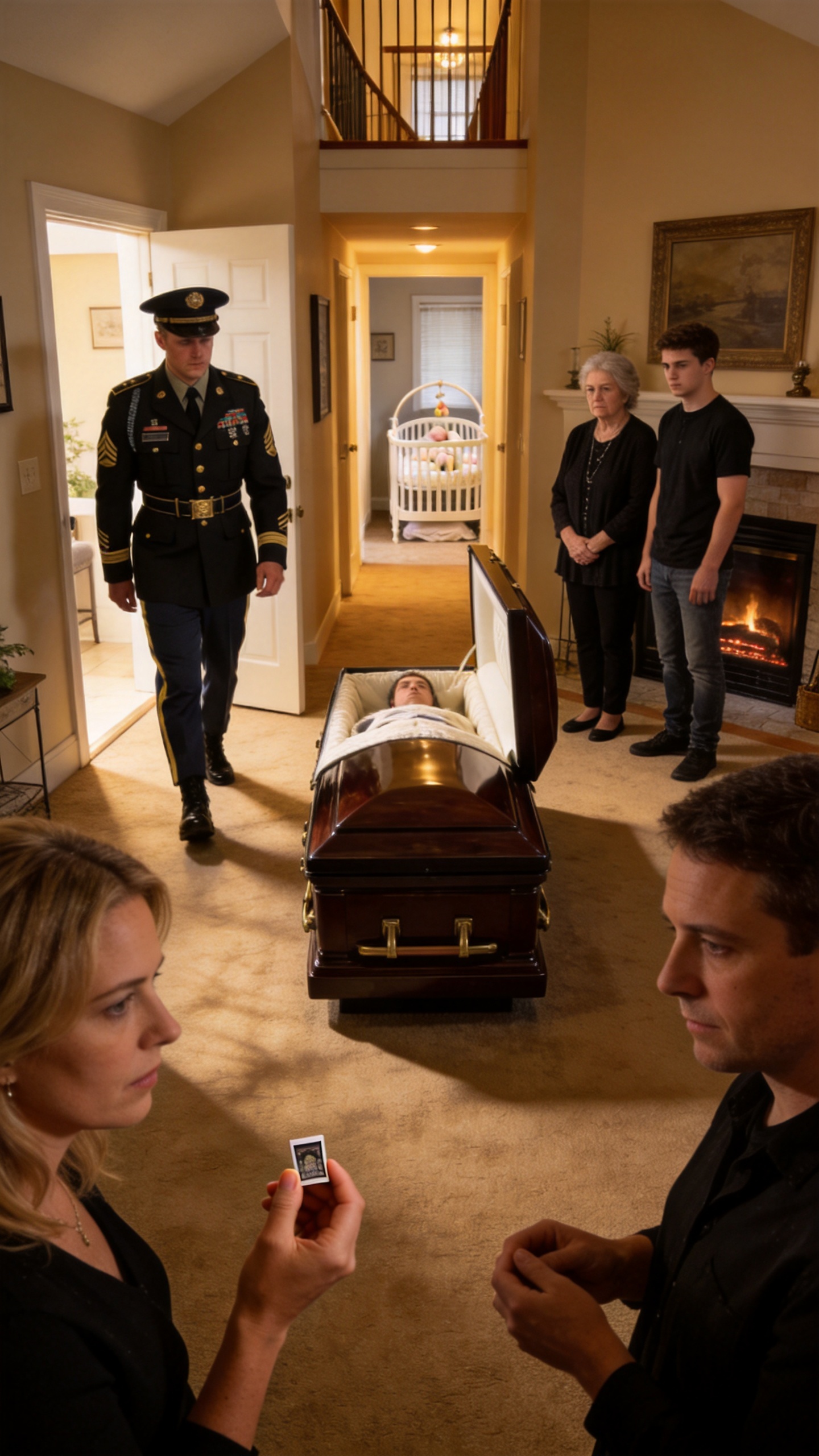I Returned Home From Military Service Hoping To See My Wife's Smile. Instead, I Found A Coffin In The Middle Of Our Living Room.