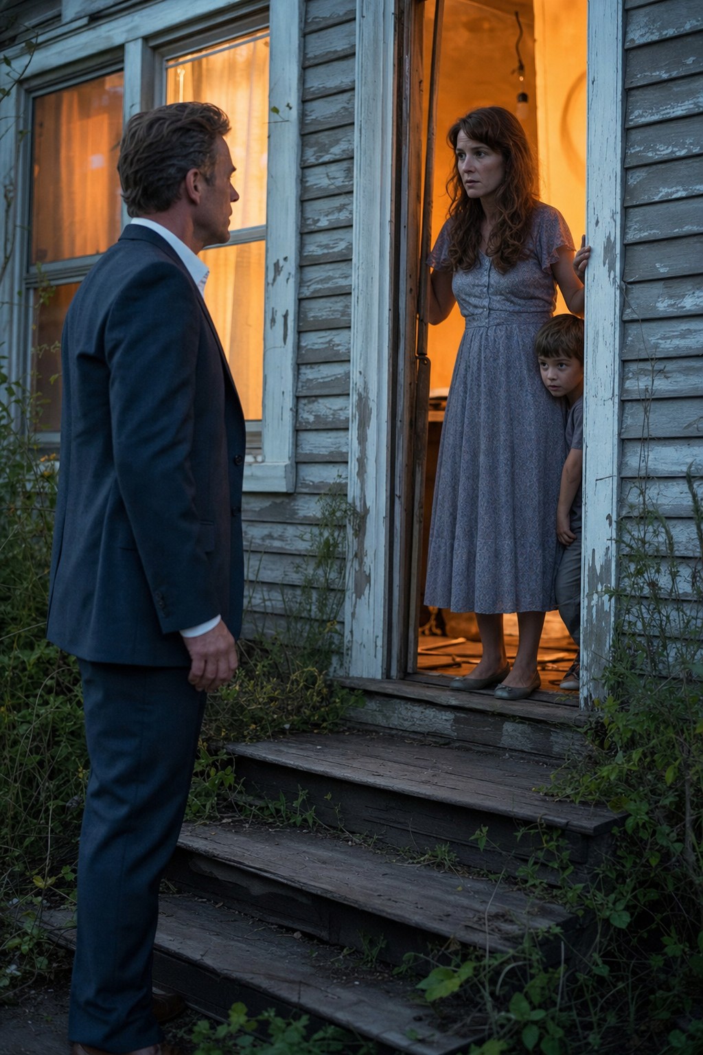 Billionaire Comes Back to Sell His Abandoned Childhood Home - Only to Find His "Dead" Wife Alive Inside with the Son He Never Knew He Had...