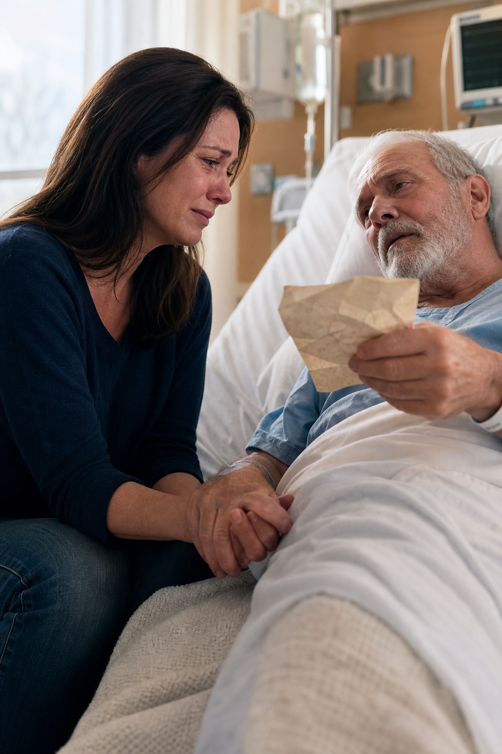 My Stepdad Raised Me Since I Was Four – What He Suddenly Whispered to Me at the Hospital Left Me in Tears